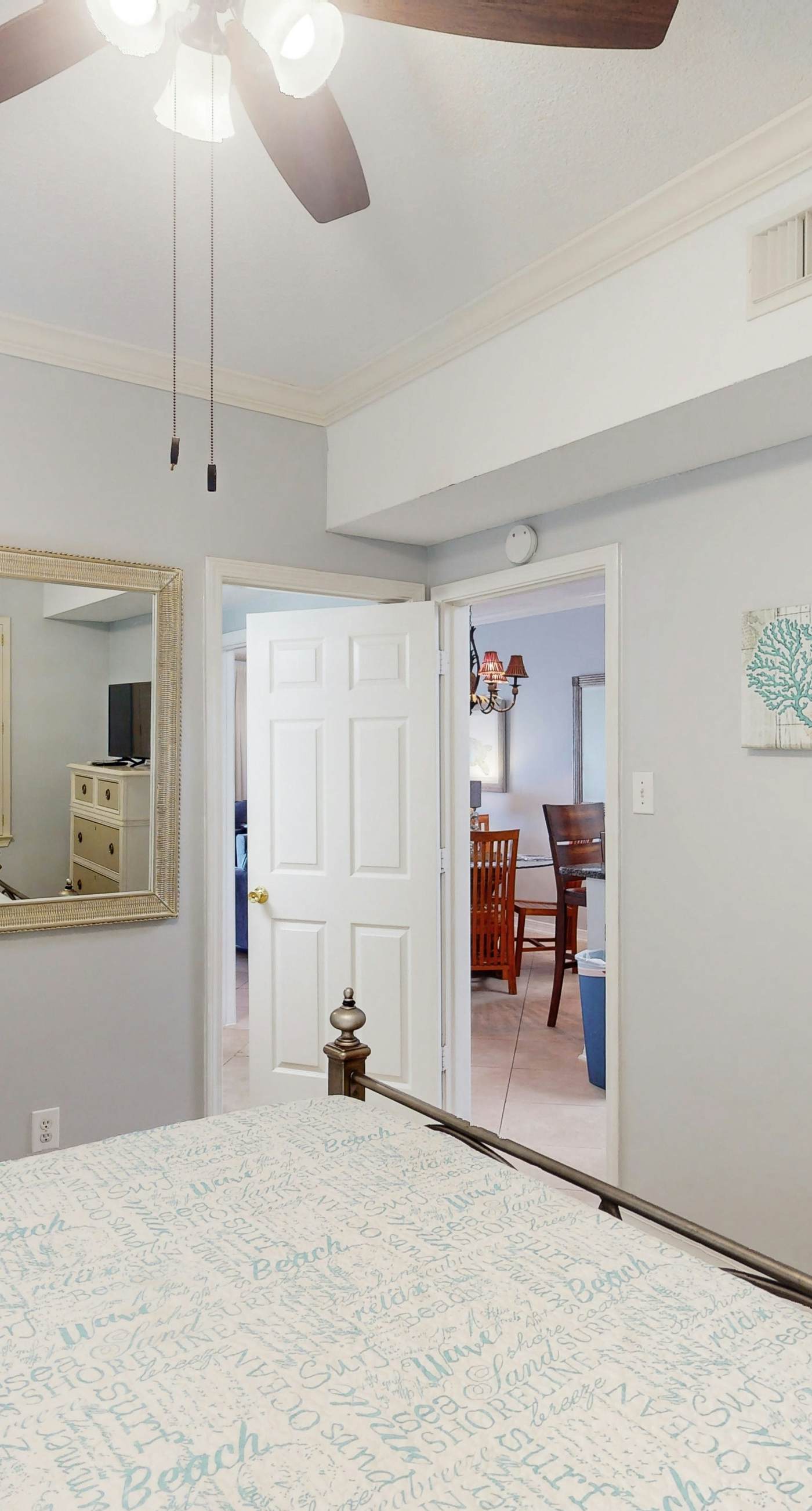 Beach-front condo with pool, hot tub, sauna, washer,dryer & grill