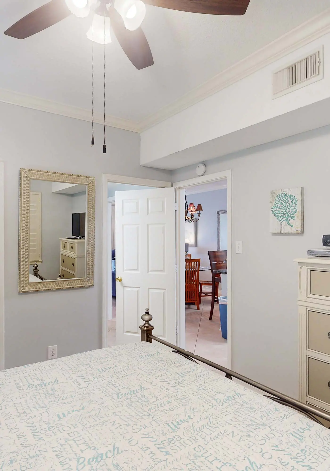 Beach-front condo with pool, hot tub, sauna, washer,dryer & grill