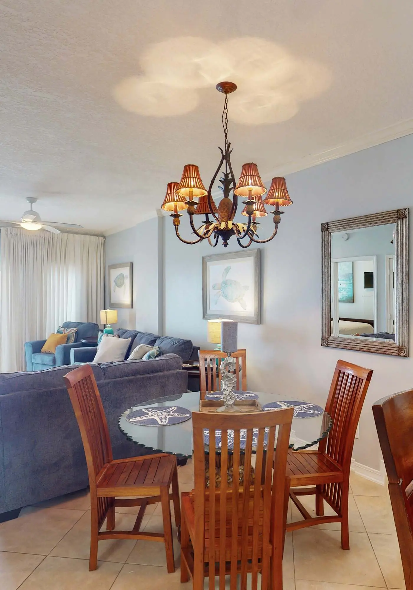 Beach-front condo with pool, hot tub, sauna, washer,dryer & grill
