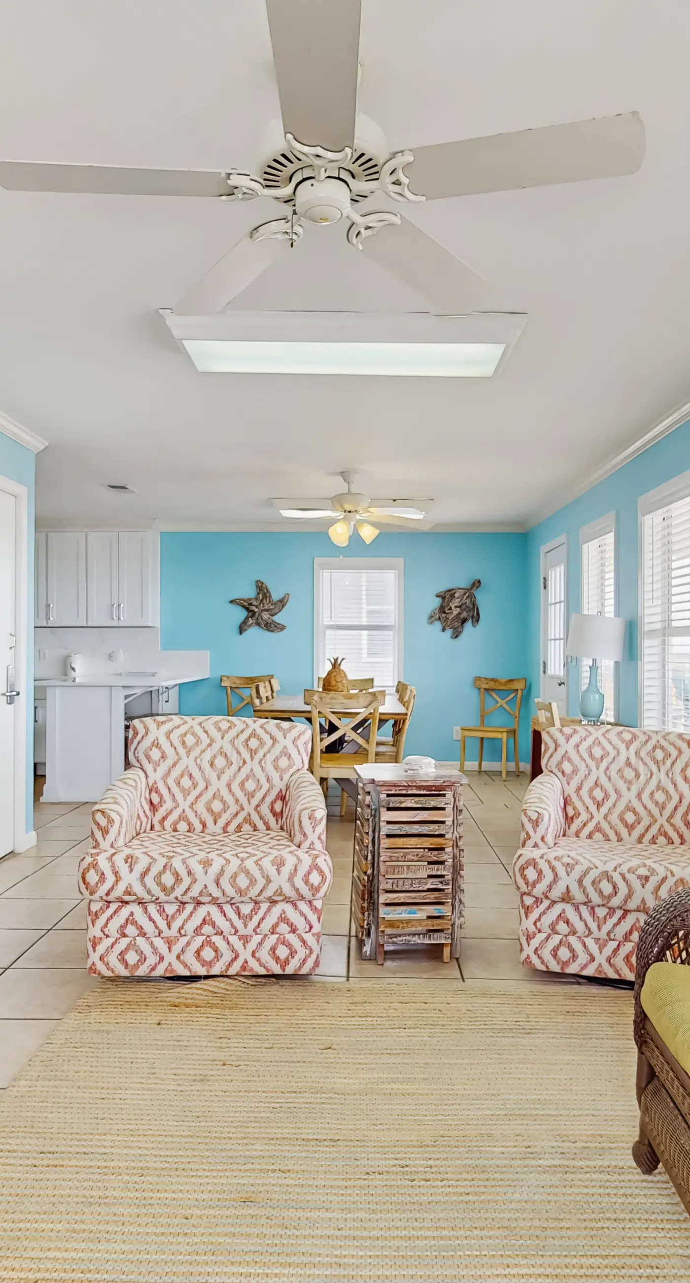 Dog-friendly beachfront home w Gulf views, spacious deck, WiFi, AC, W&D