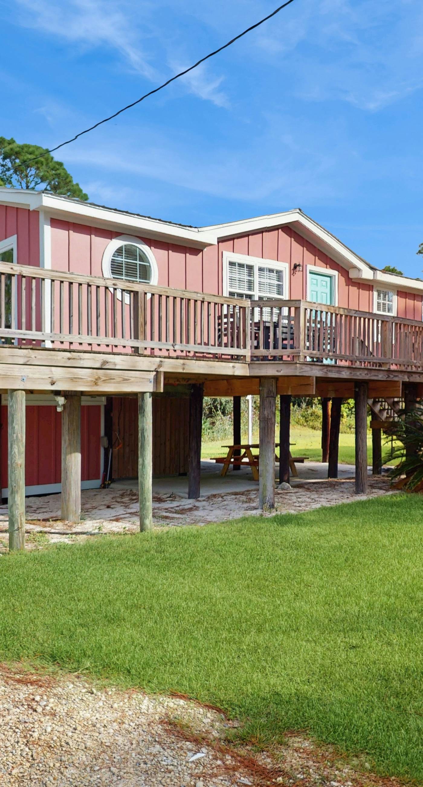 Coastal home with water views, internet, and washer and dryer