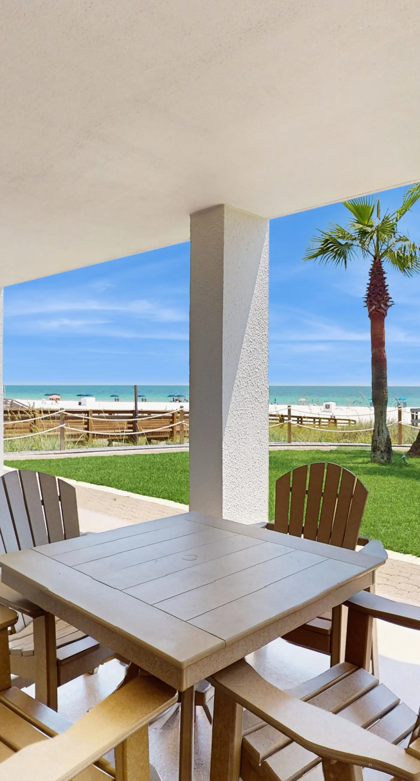Stunning Gulf front condo w/ a spacious layout, shared pools, & fitness room