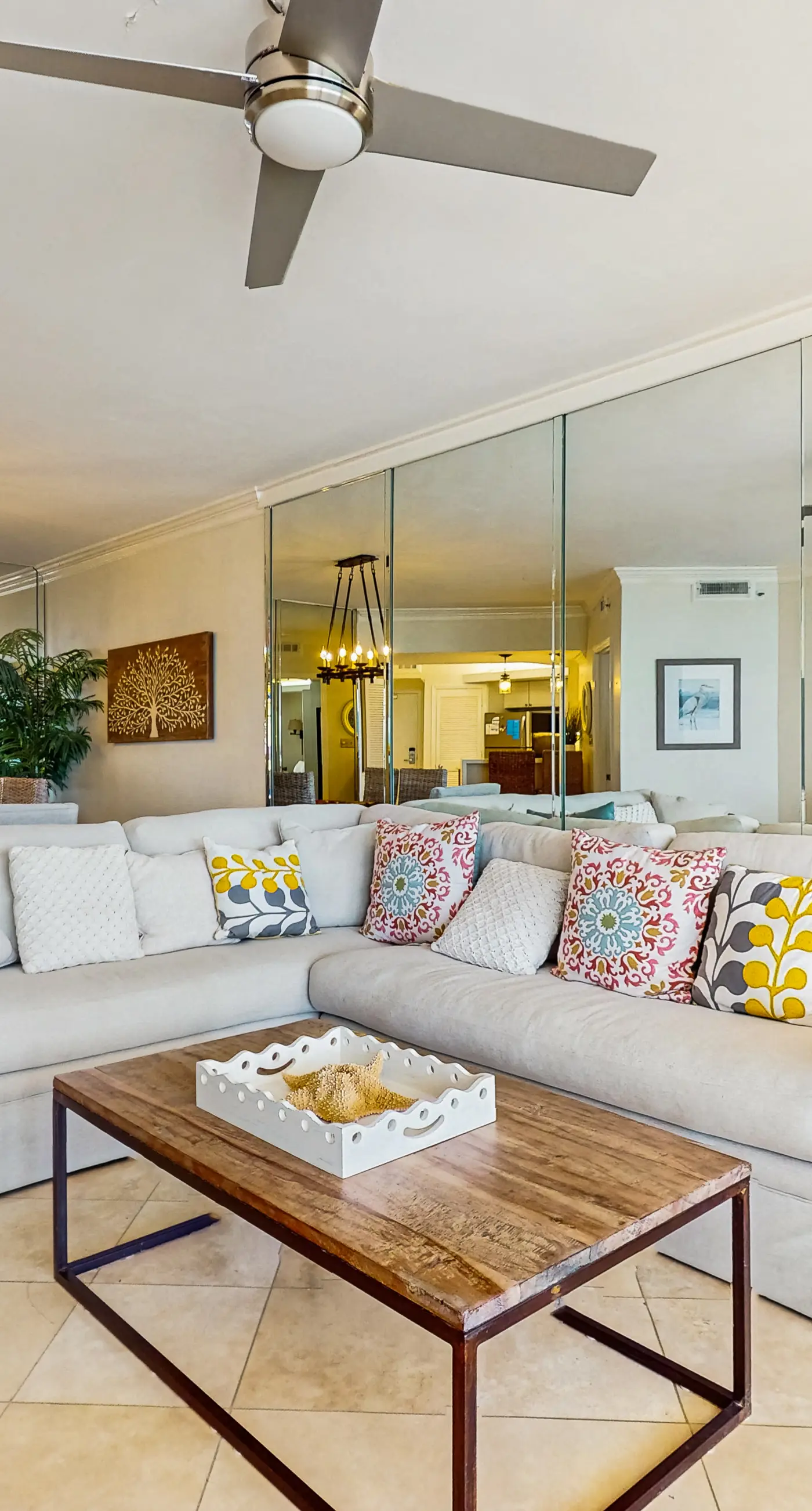 High-rise, Gulf-front condo with a balcony, pools, gym & tennis