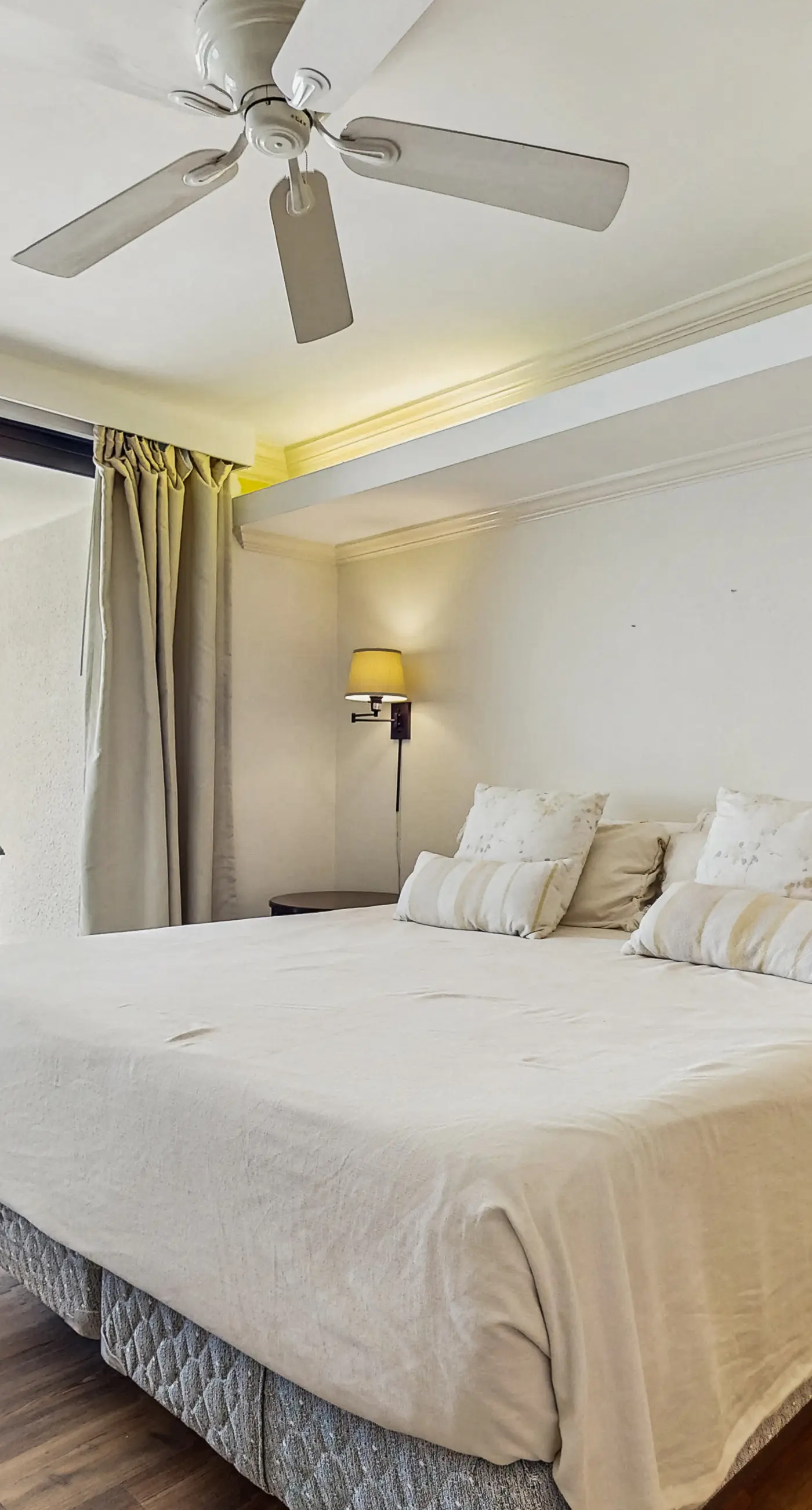 High-rise, Gulf-front condo with a balcony, pools, gym & tennis