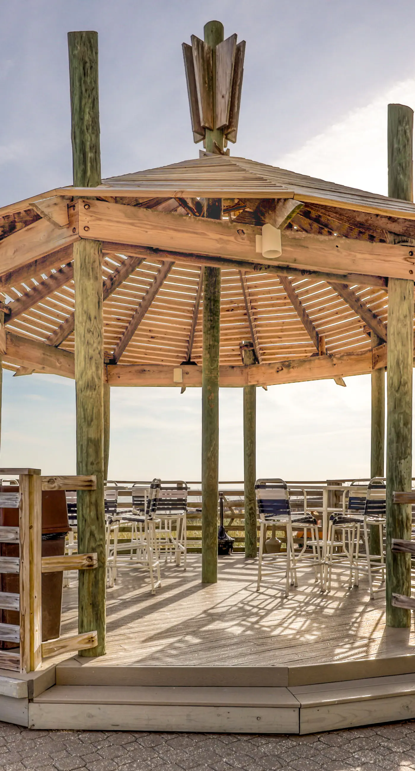 High-rise, Gulf-front condo with a balcony, pools, gym & tennis