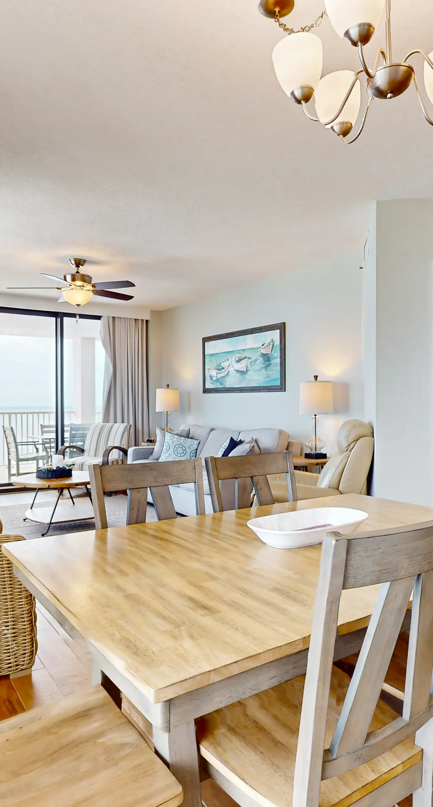 Gulf-front condo with balcony, hot tub & pools - snowbird-friendly
