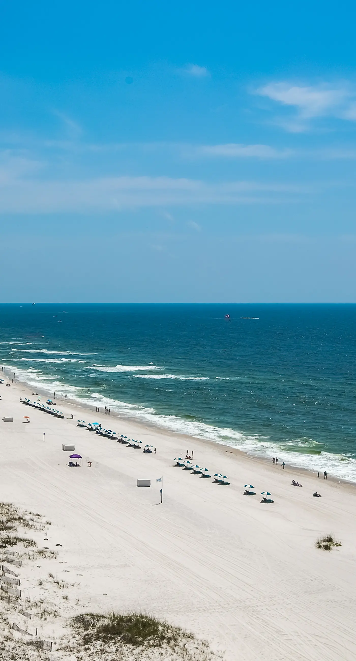 Gulf-front condo with balcony, hot tub & pools - snowbird-friendly