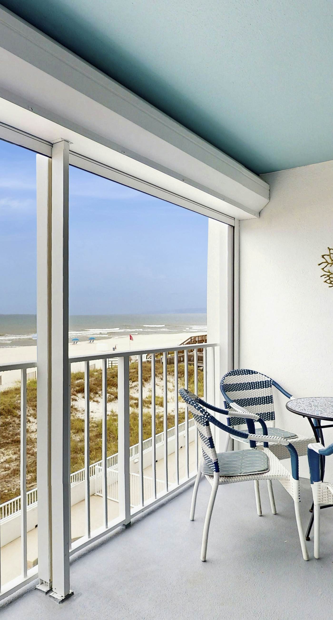 Waterfront condo w/ a private balcony, community pools, & fitness center