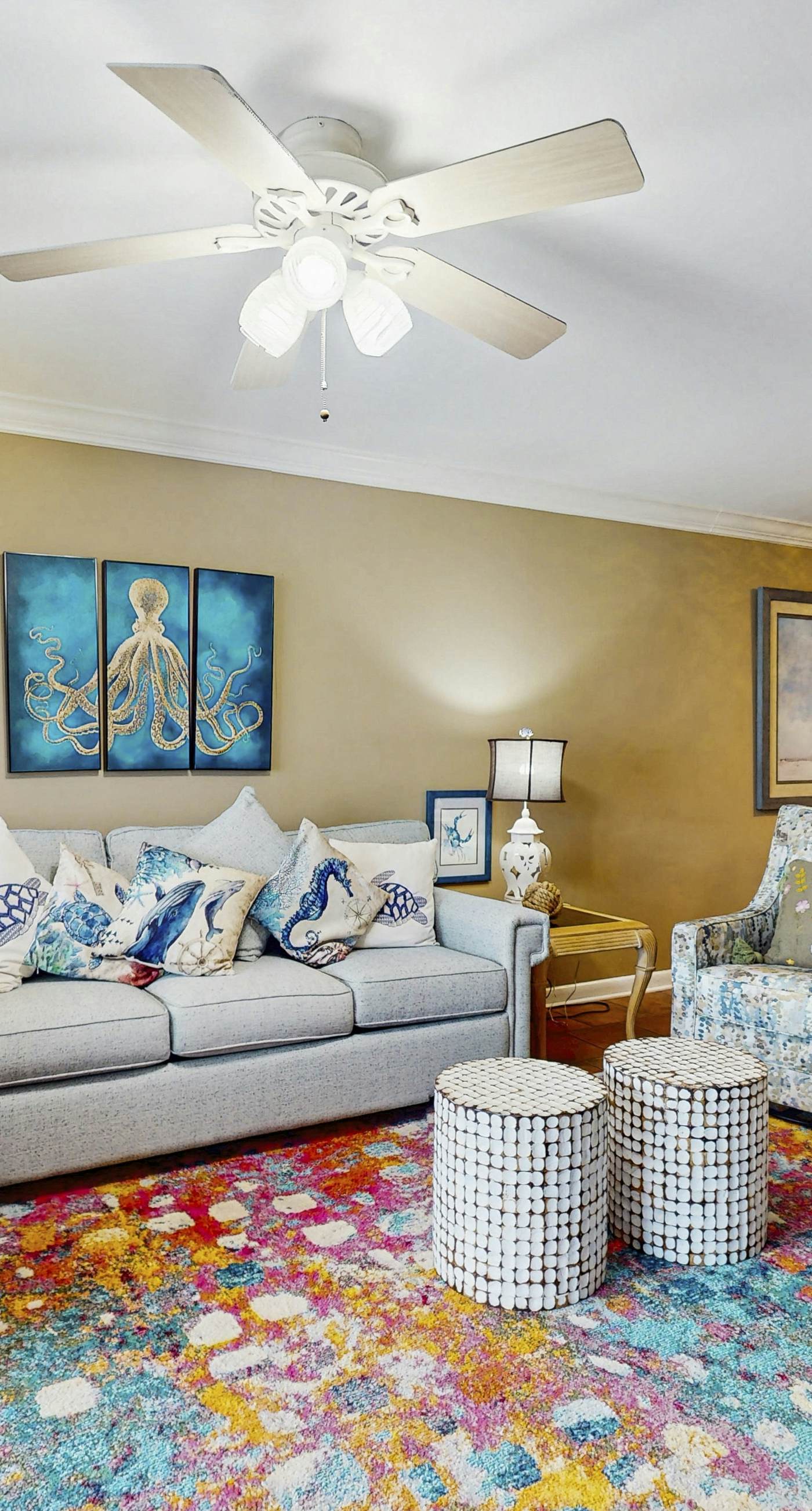 Waterfront condo w/ a private balcony, community pools, & fitness center