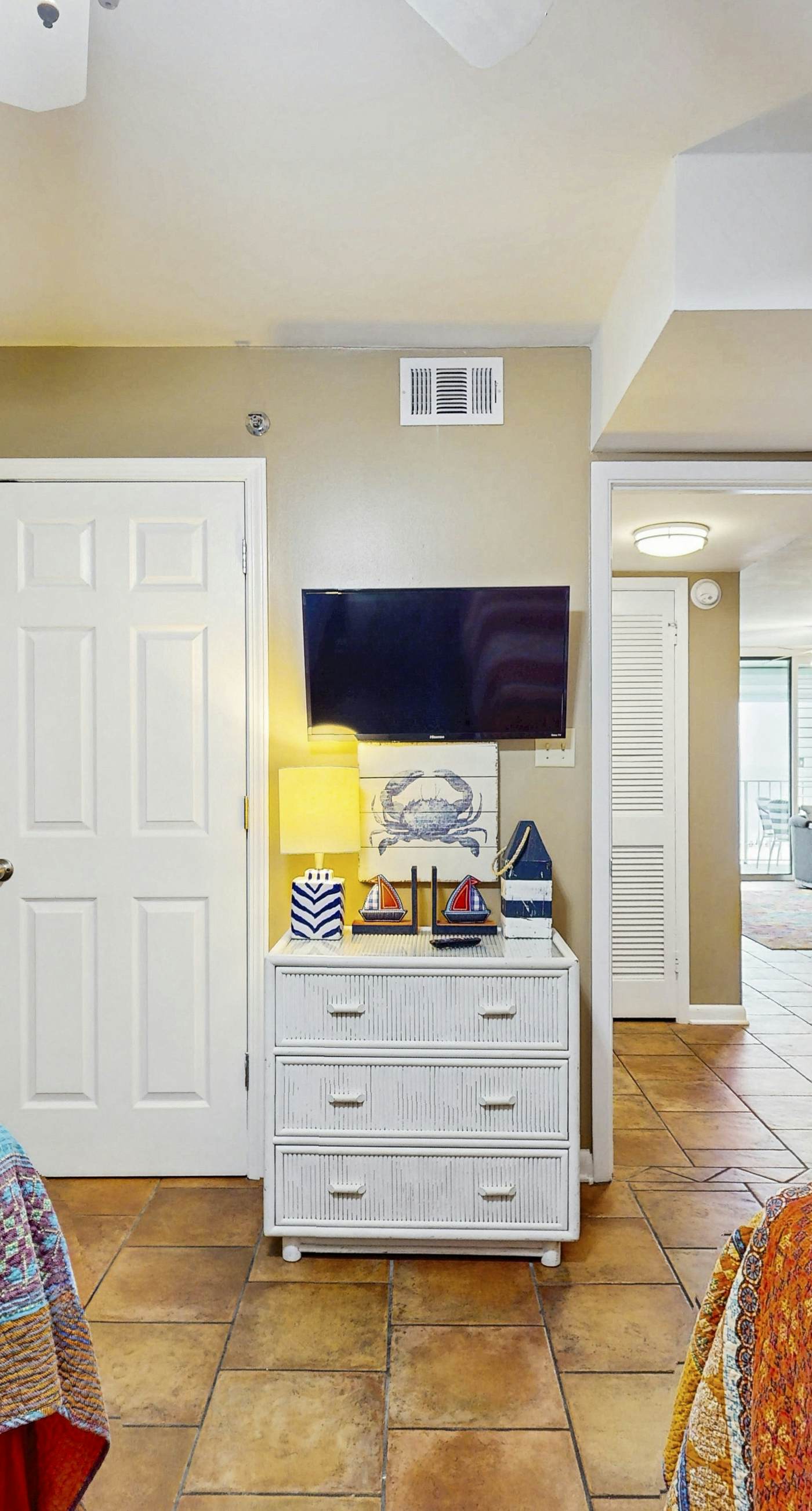 Waterfront condo w/ a private balcony, community pools, & fitness center