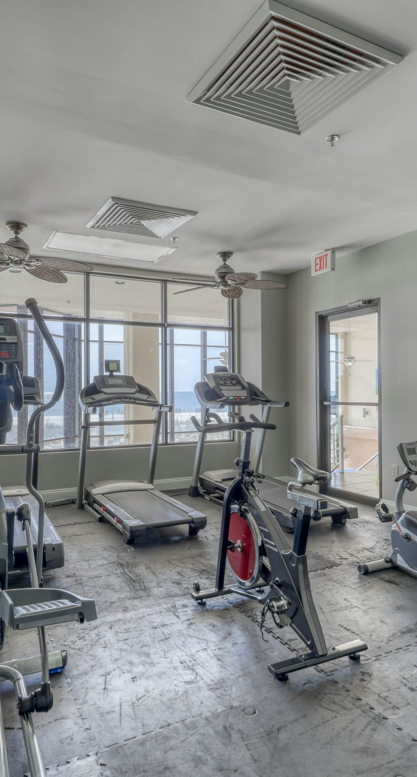 Waterfront condo w/ a private balcony, community pools, & fitness center