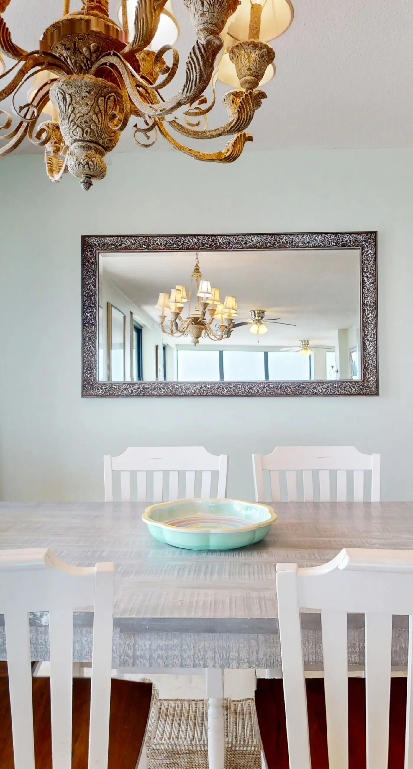 Gulf-front condo with deep corner balcony, beach view, pools & gym