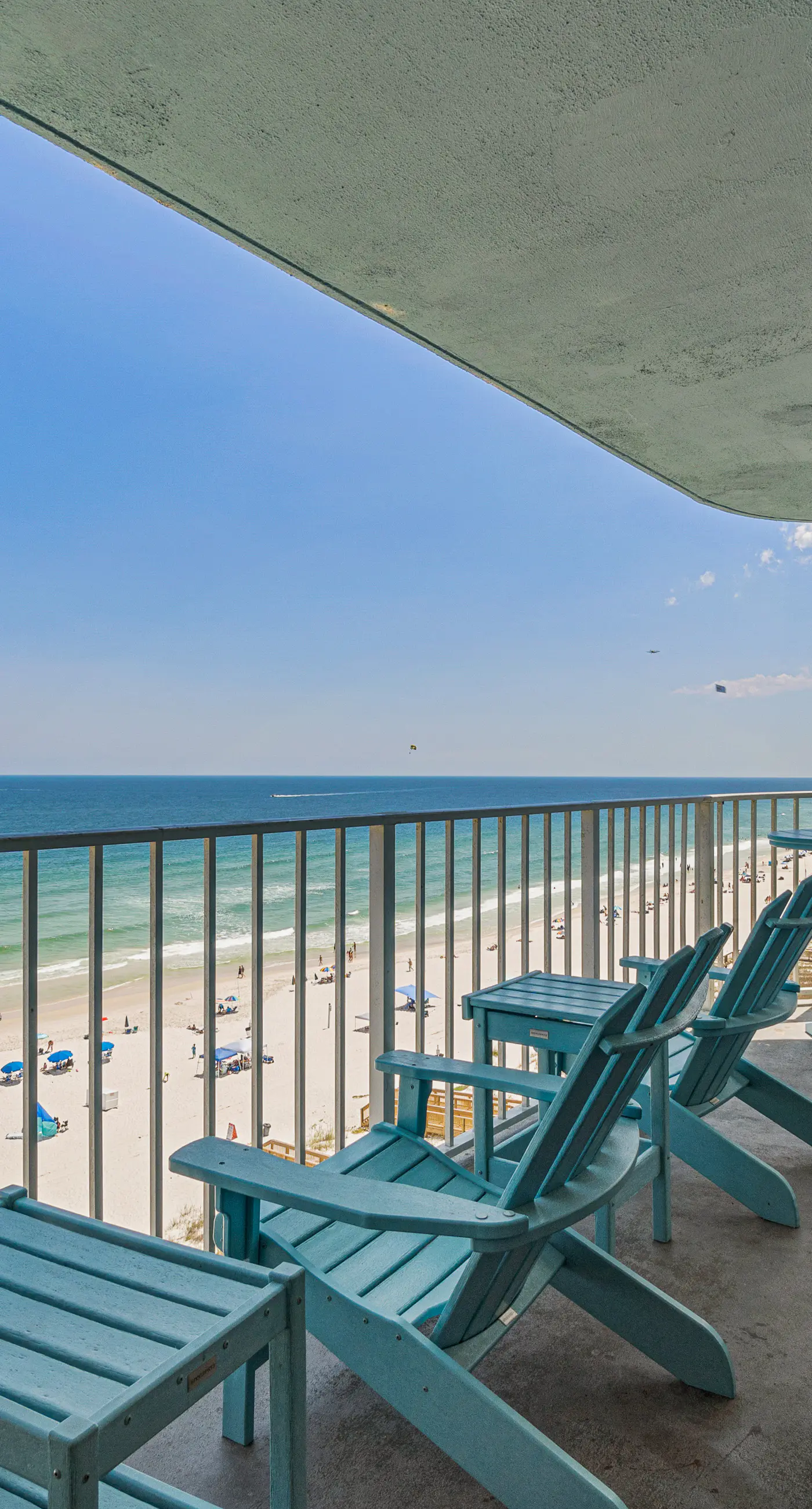 Stunning beachfront condo w/ a full kitchen, private balcony, & shared pools