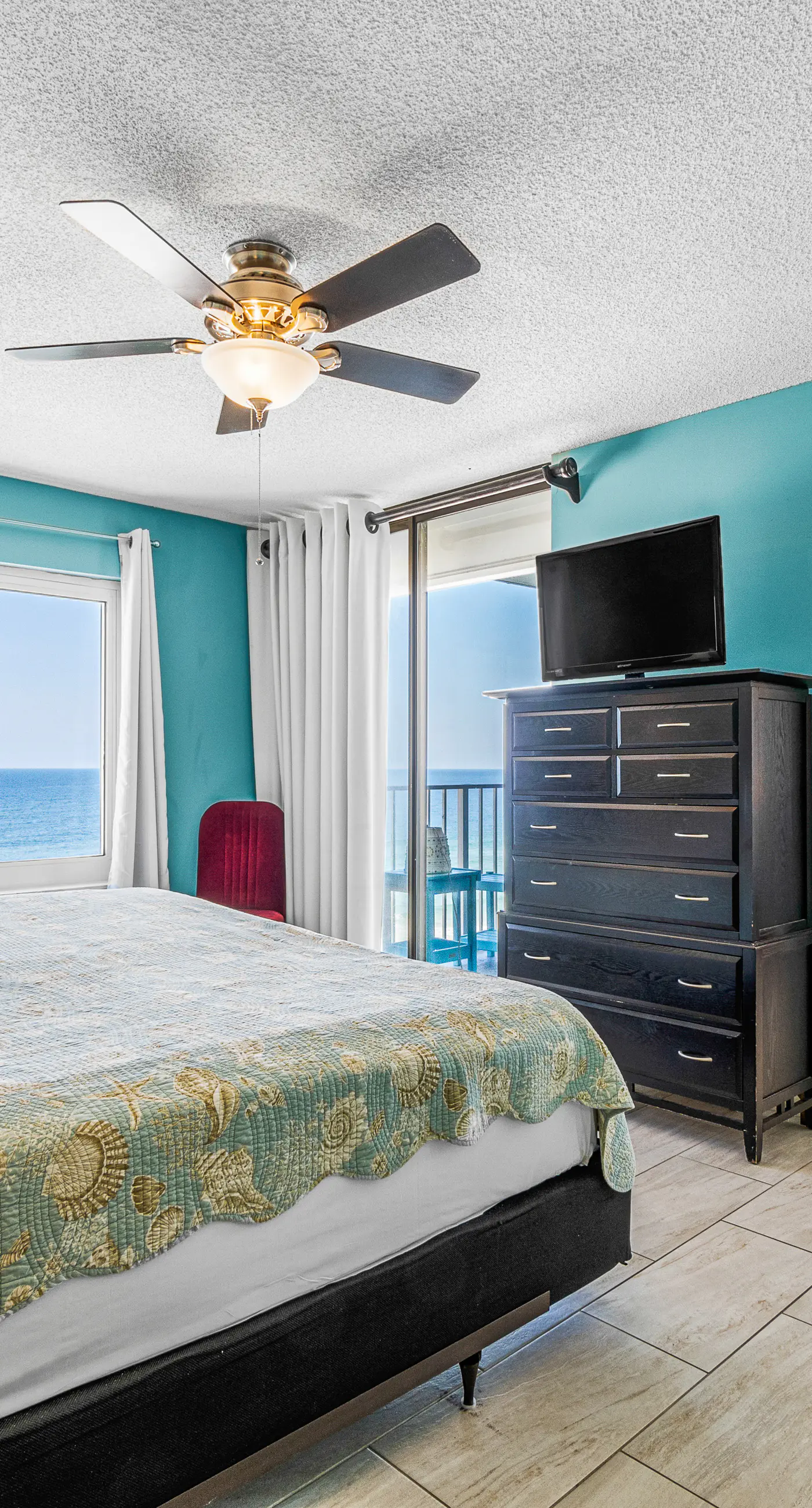 Stunning beachfront condo w/ a full kitchen, private balcony, & shared pools