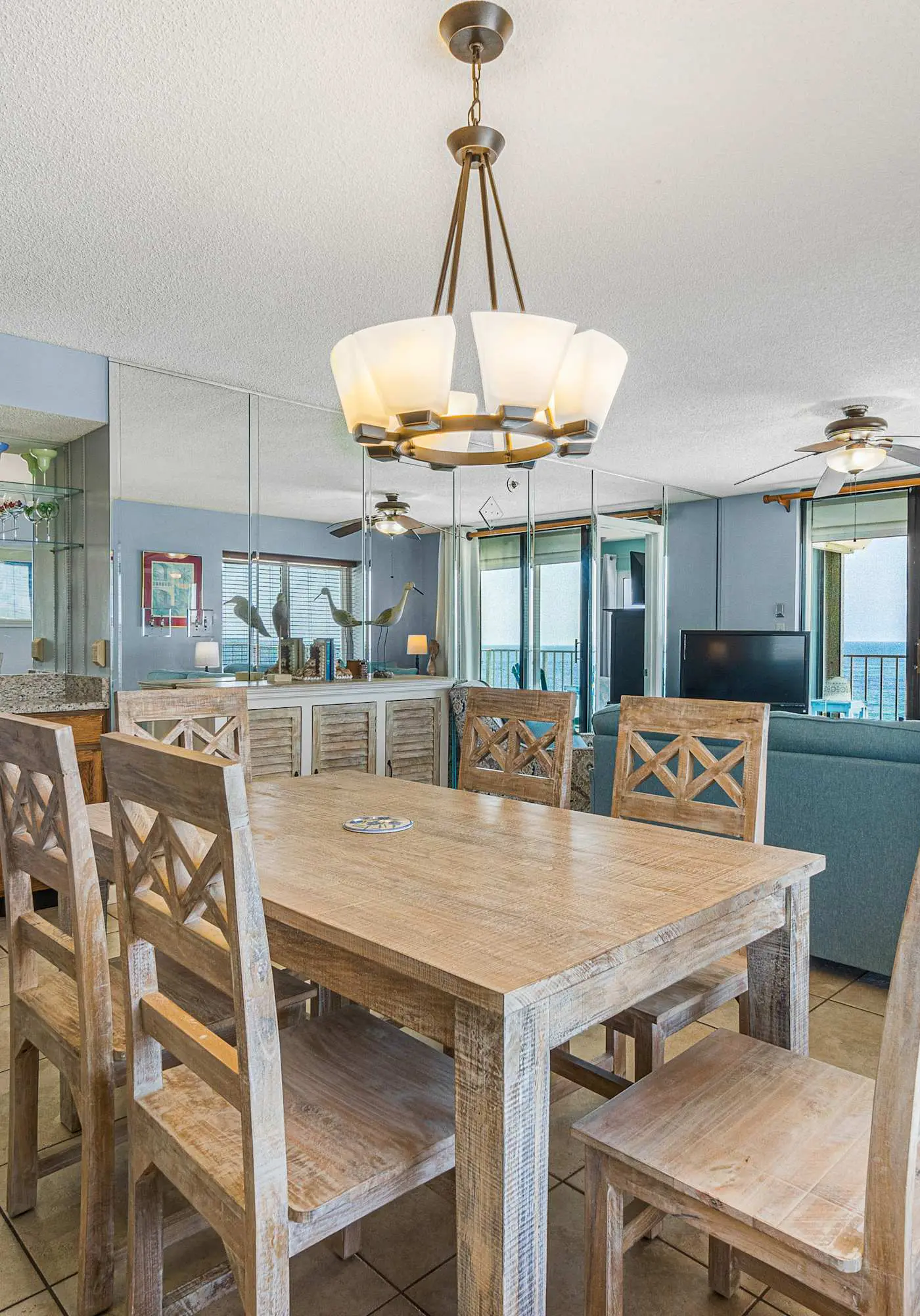 Stunning beachfront condo w/ a full kitchen, private balcony, & shared pools