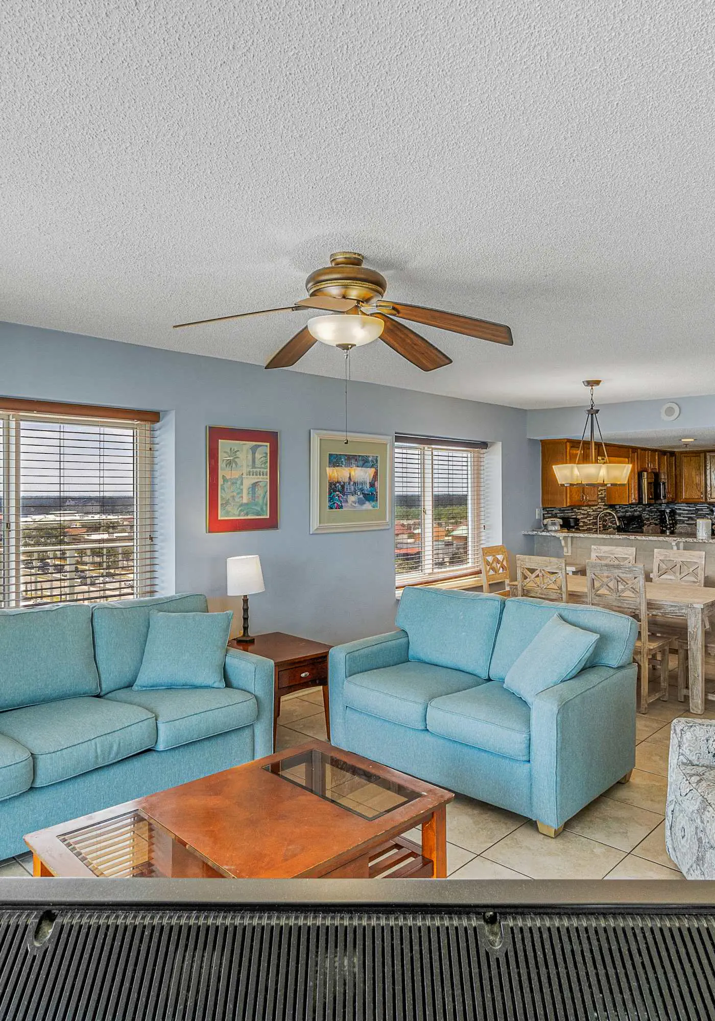 Stunning beachfront condo w/ a full kitchen, private balcony, & shared pools
