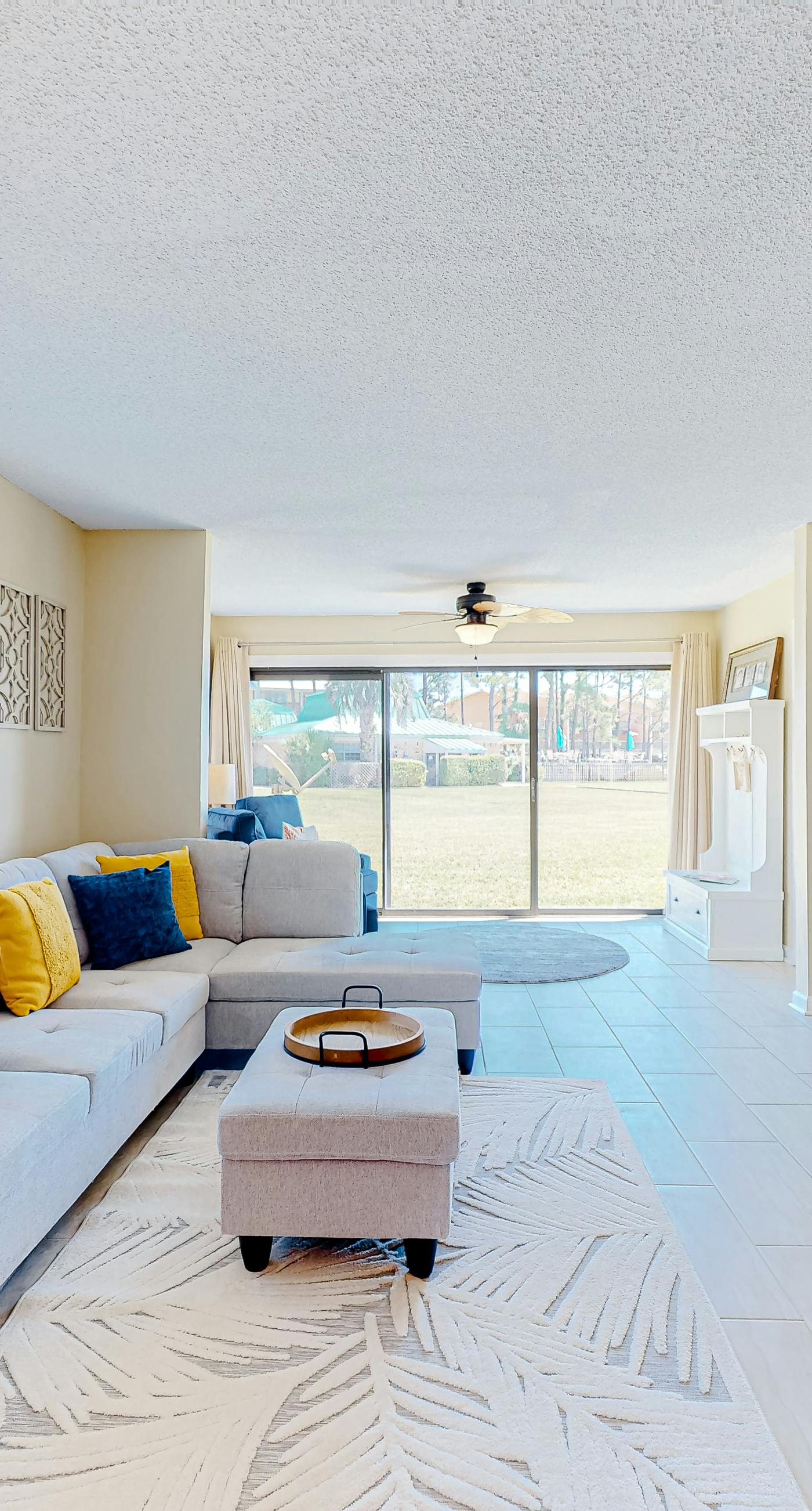 Quiet home with WiFi, pool, view of water, & boardwalk to beach