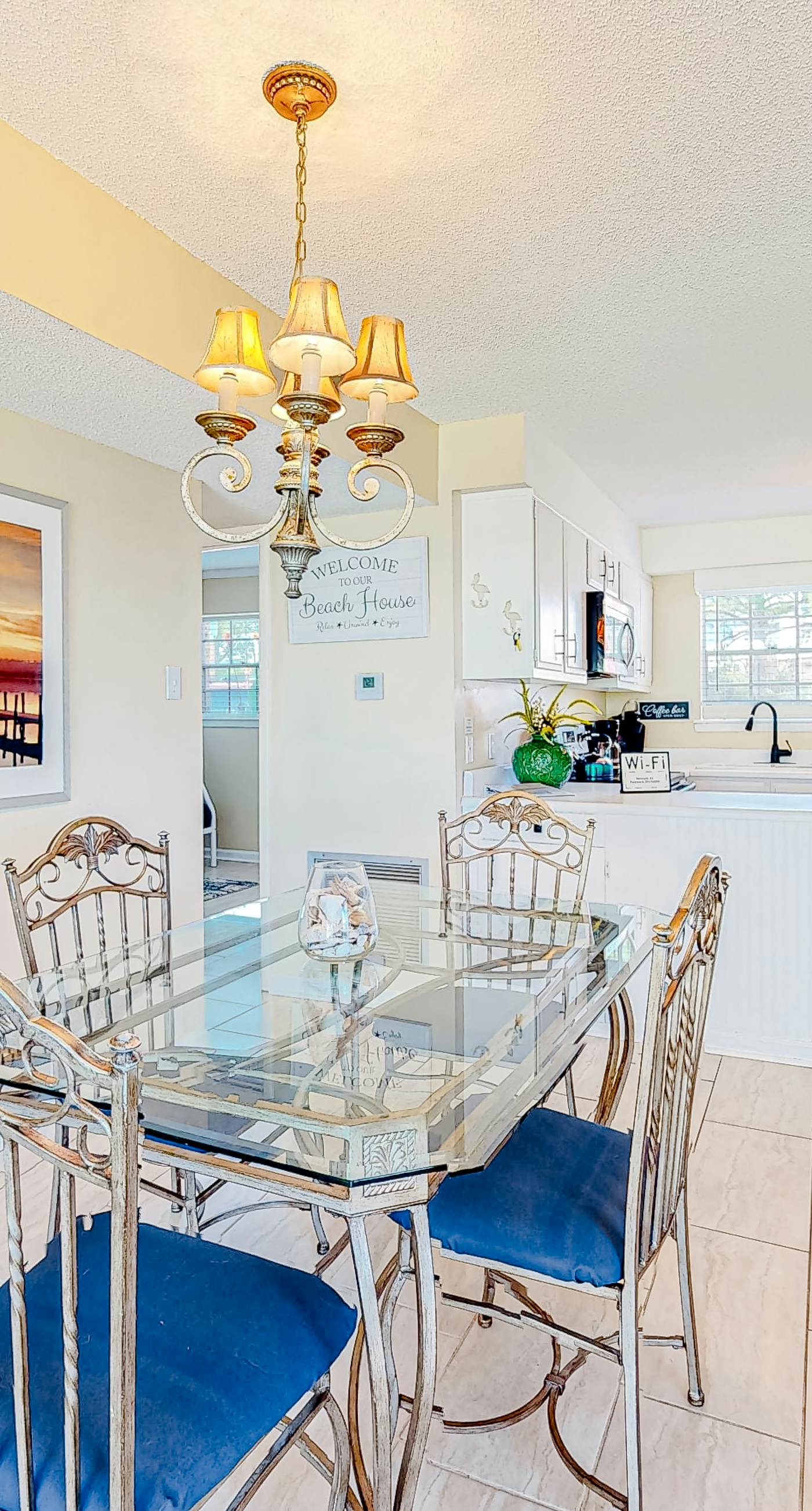 Quiet home with WiFi, pool, view of water, & boardwalk to beach