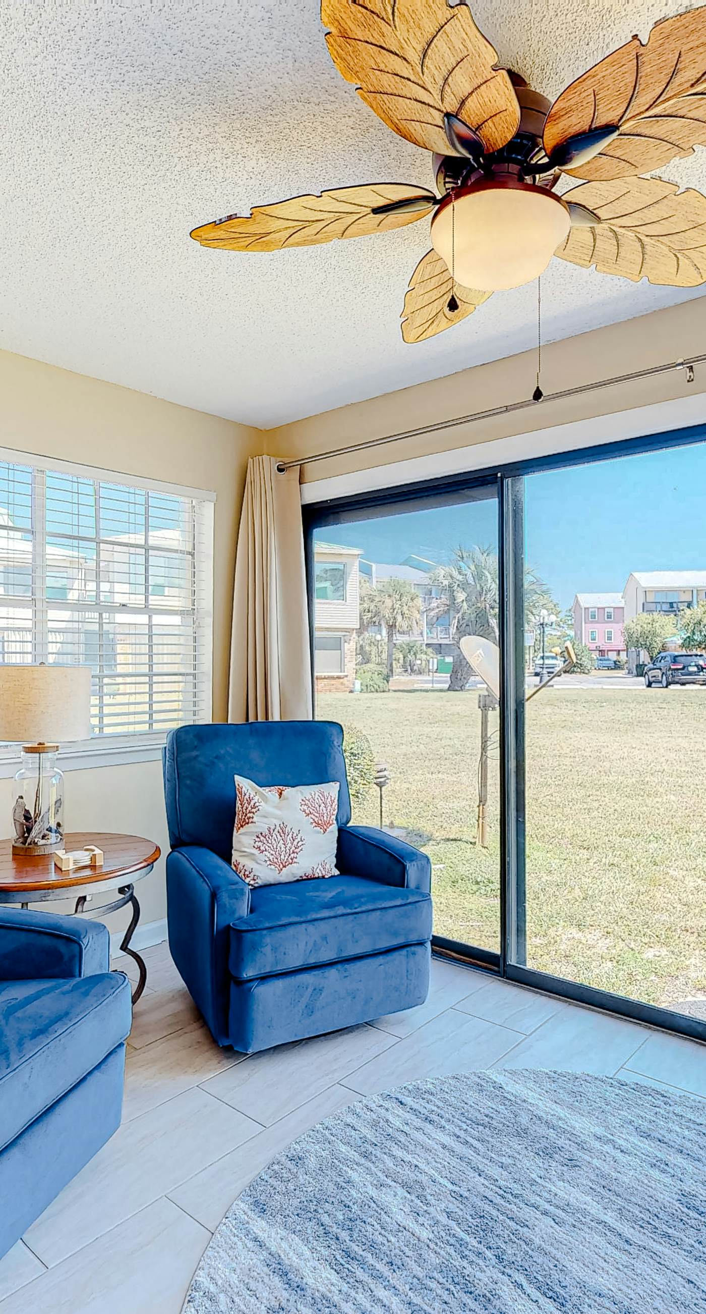 Quiet home with WiFi, pool, view of water, & boardwalk to beach