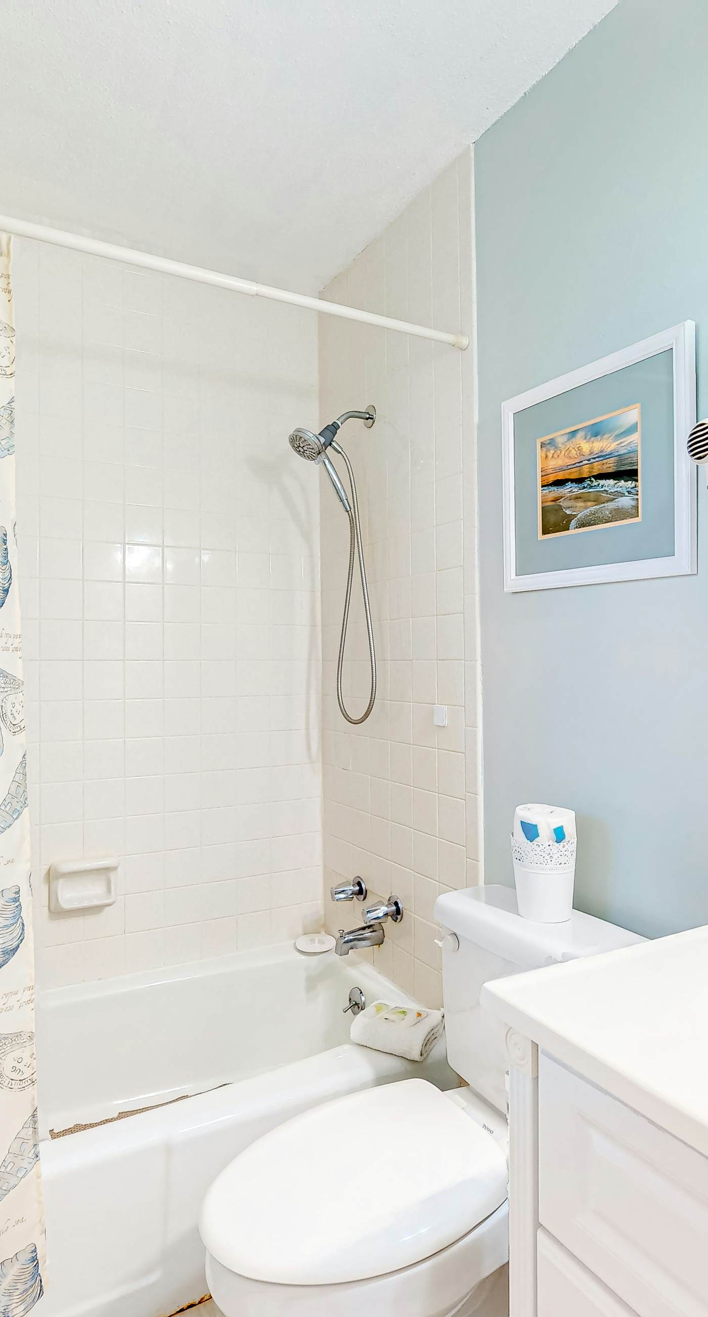 Quiet home with WiFi, pool, view of water, & boardwalk to beach