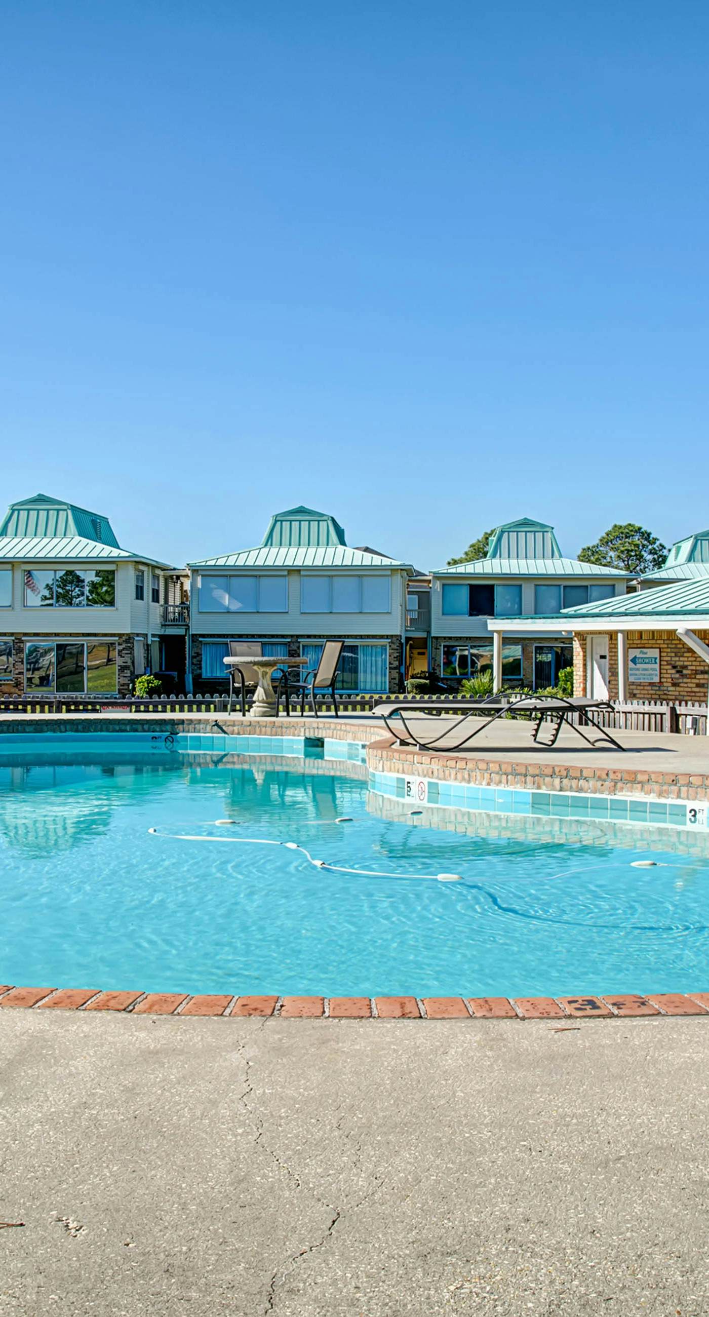 Quiet home with WiFi, pool, view of water, & boardwalk to beach