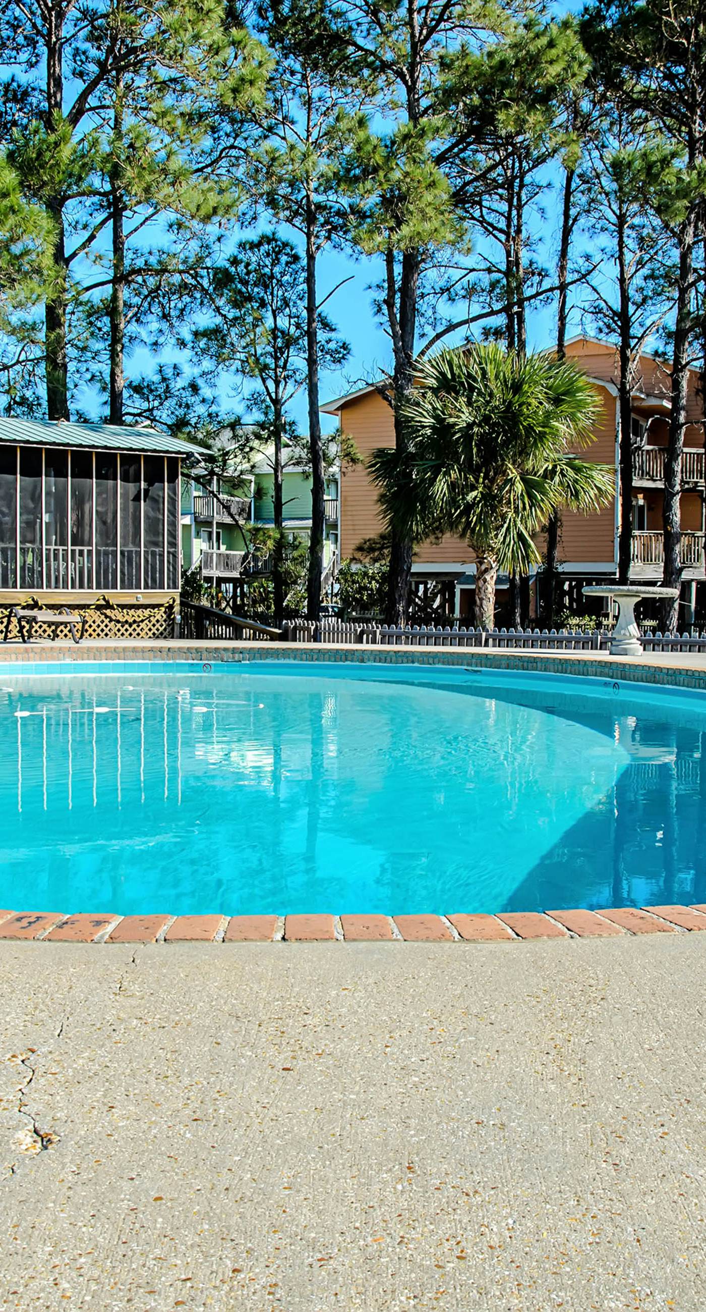 Quiet home with WiFi, pool, view of water, & boardwalk to beach