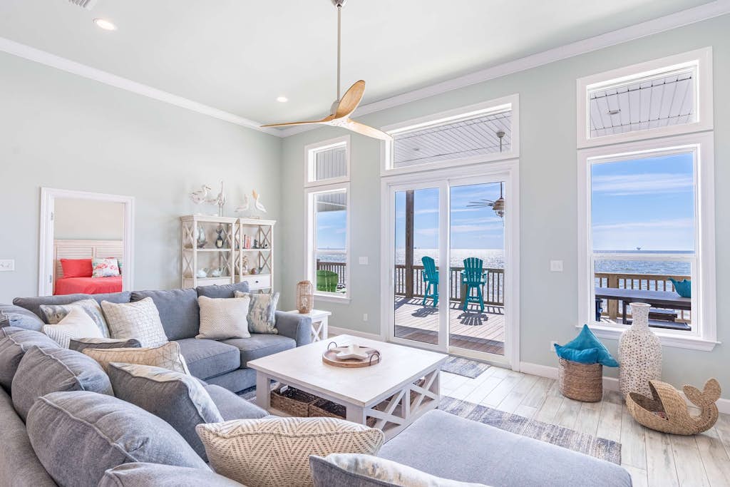 Spacious Gulf front home w/ spectacular sunrise & sunset views