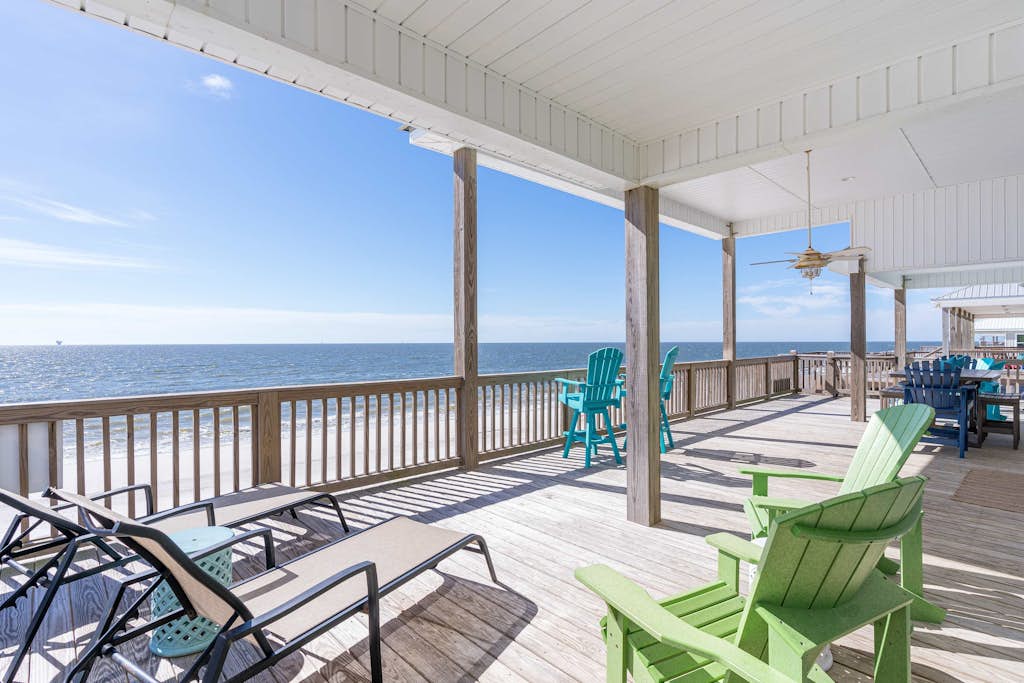 Spacious Gulf front home w/ spectacular sunrise & sunset views