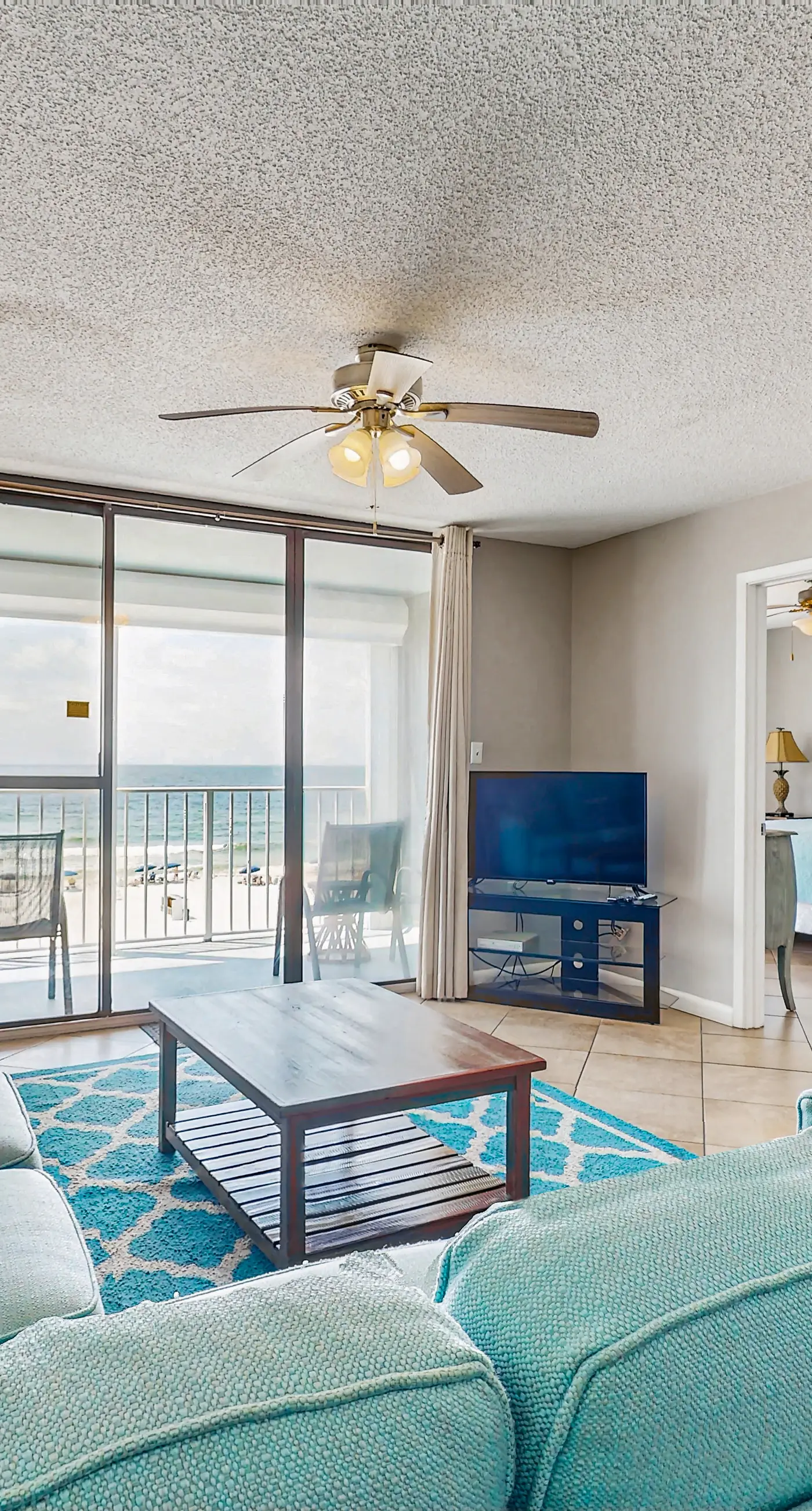 Updated, Gulf front condo with beautiful views, shared pool, sauna, and hot tub