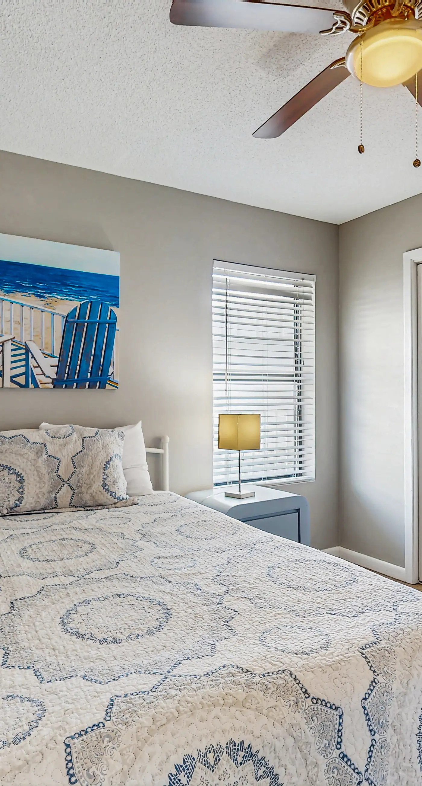 Updated, Gulf front condo with beautiful views, shared pool, sauna, and hot tub