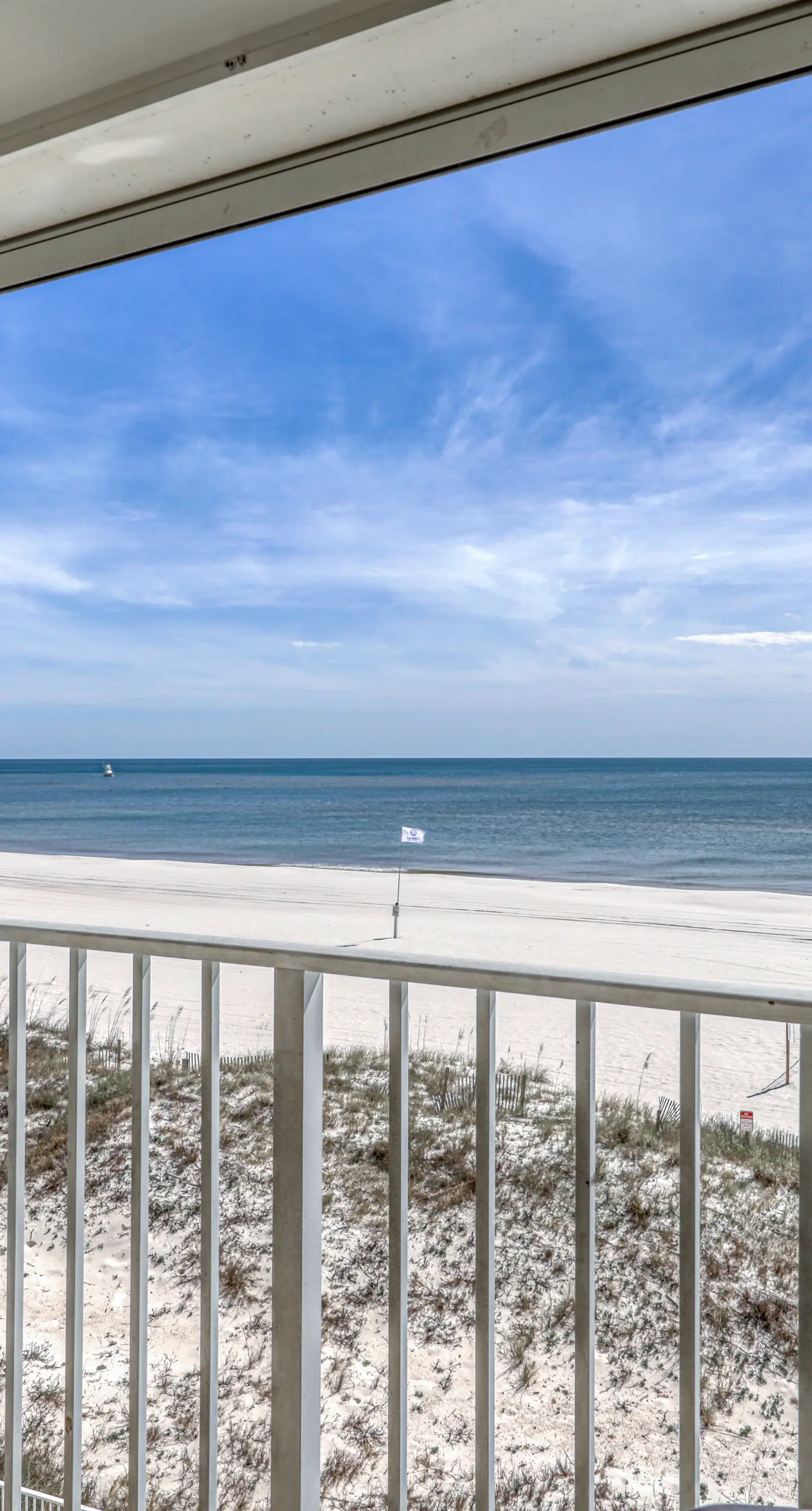 Updated, Gulf front condo with beautiful views, shared pool, sauna, and hot tub