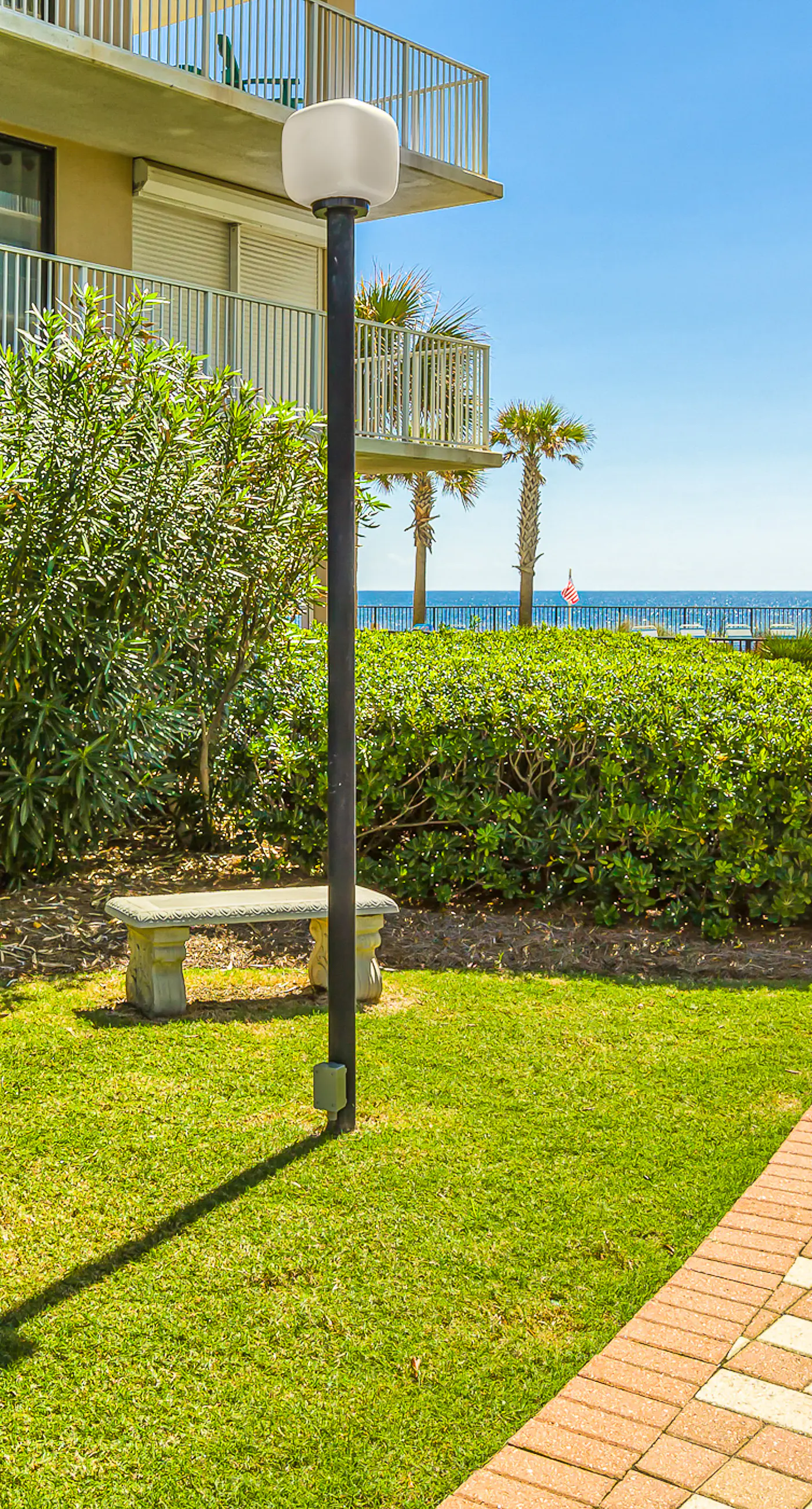 Gulf-Front Beach Condo w/Balcony, Shared Pool, Hot Tub, A/C, Views, & Gym