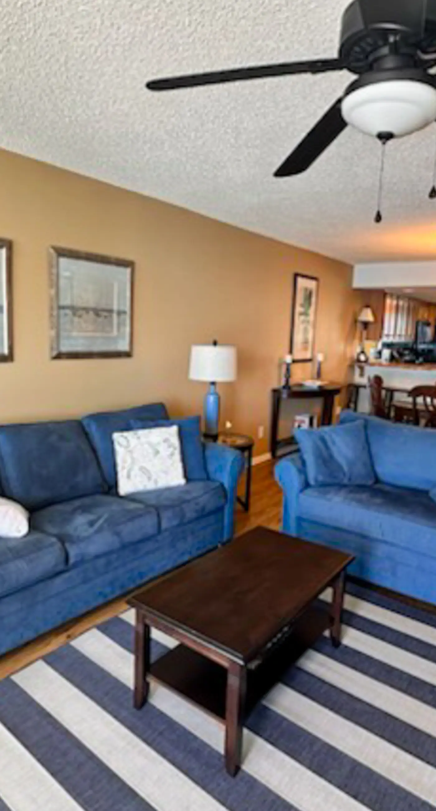 Beachfront condo with pool, private balcony, & washer and dryer!