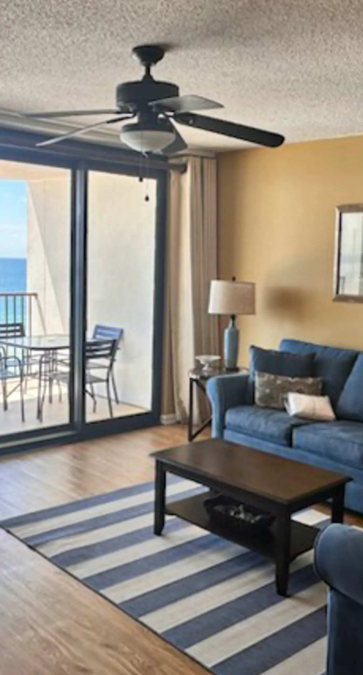 Beachfront condo with pool, private balcony, & washer and dryer!