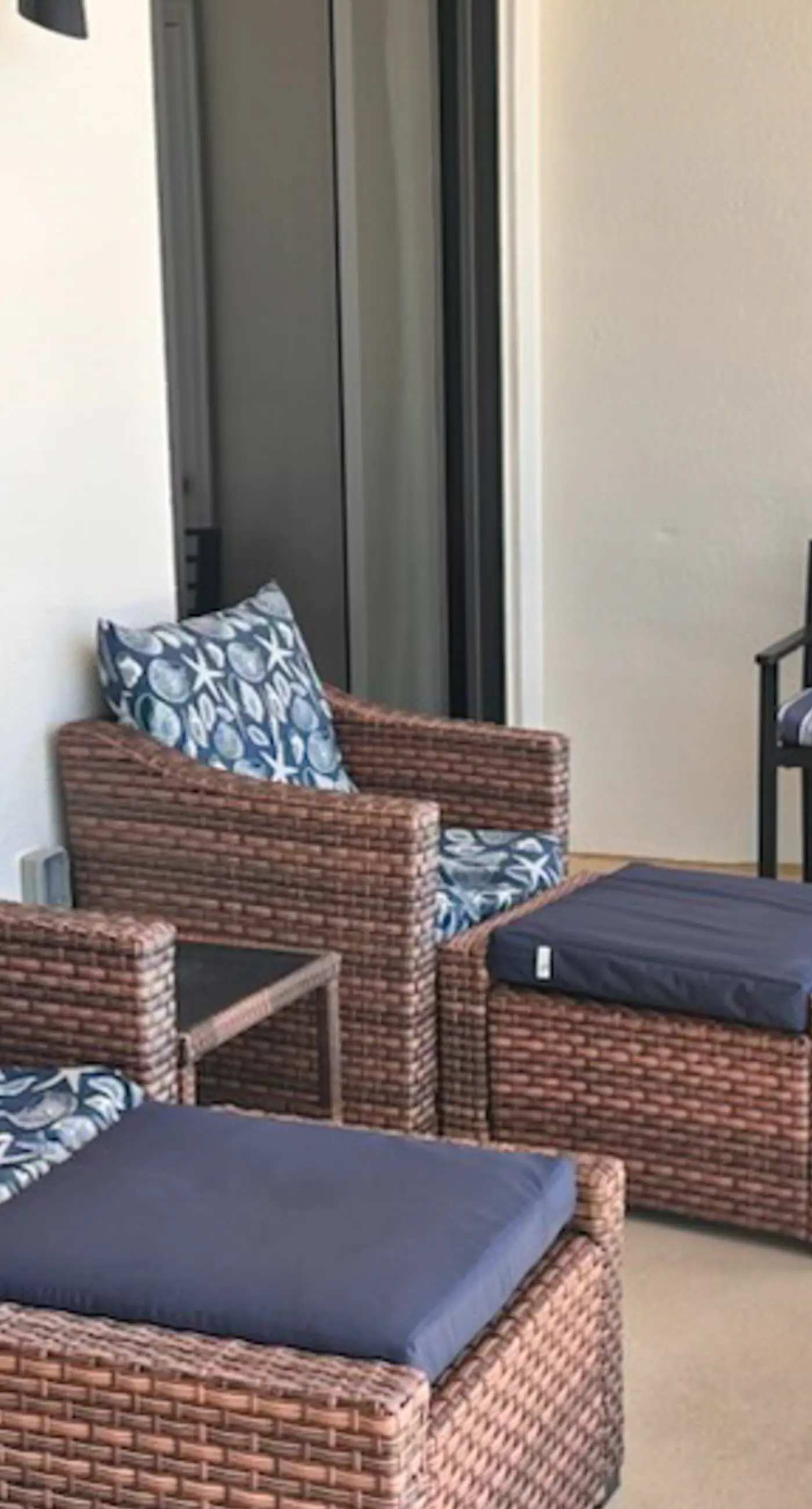 Beachfront condo with pool, private balcony, & washer and dryer!