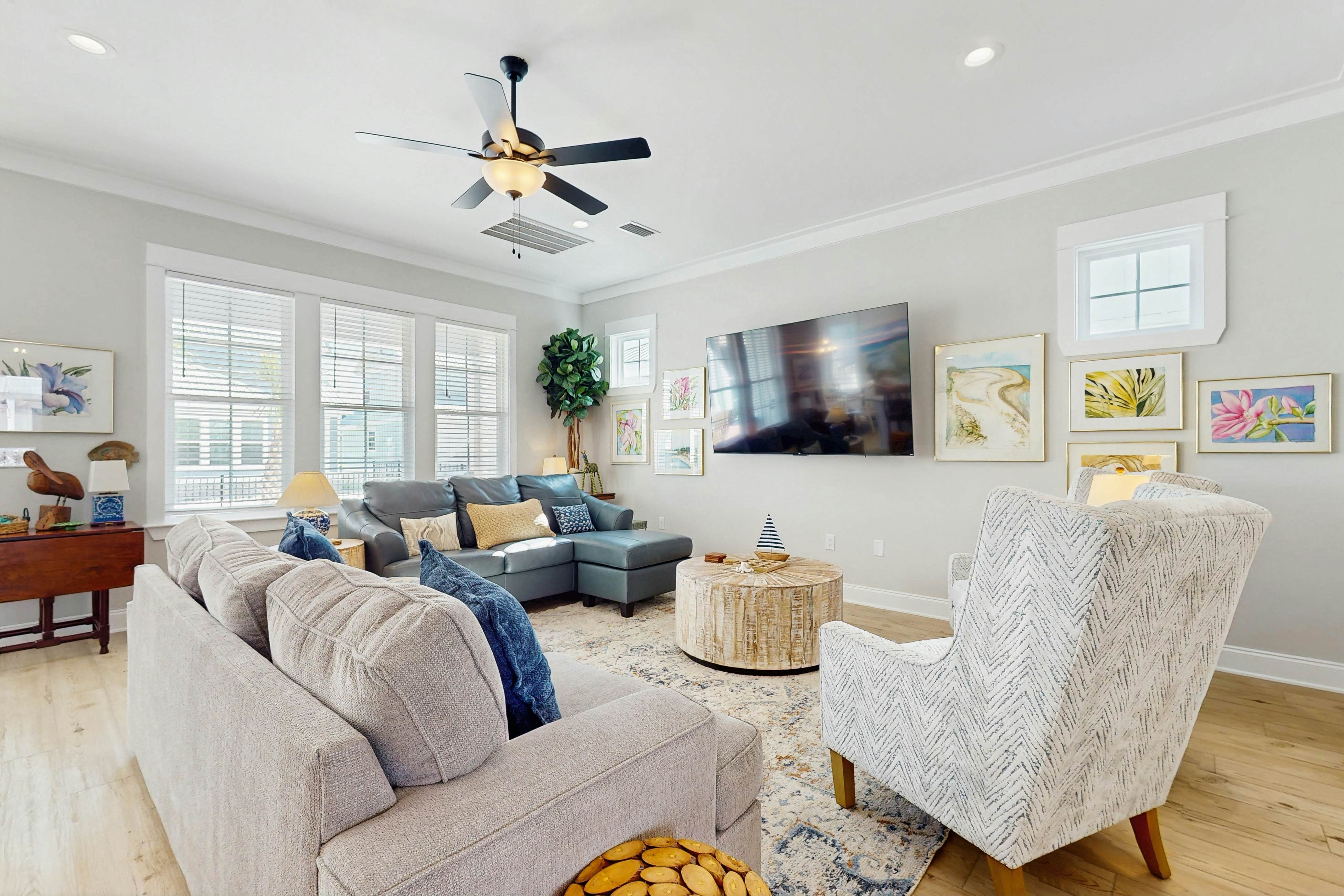 Gorgeous coastal home with plenty of space and easy beach access