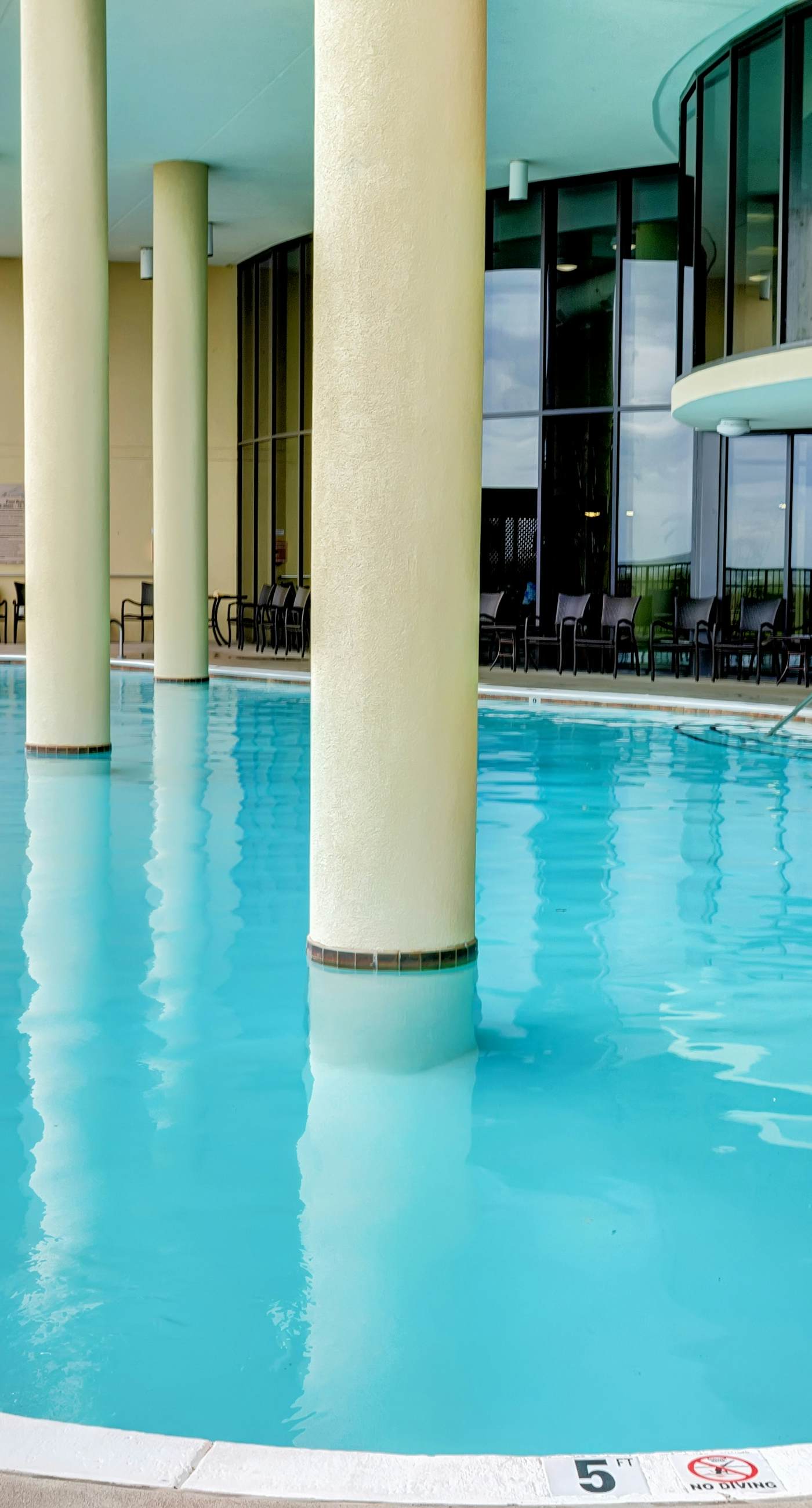 Beachfront condo with pool, private balcony, and washer and dryer