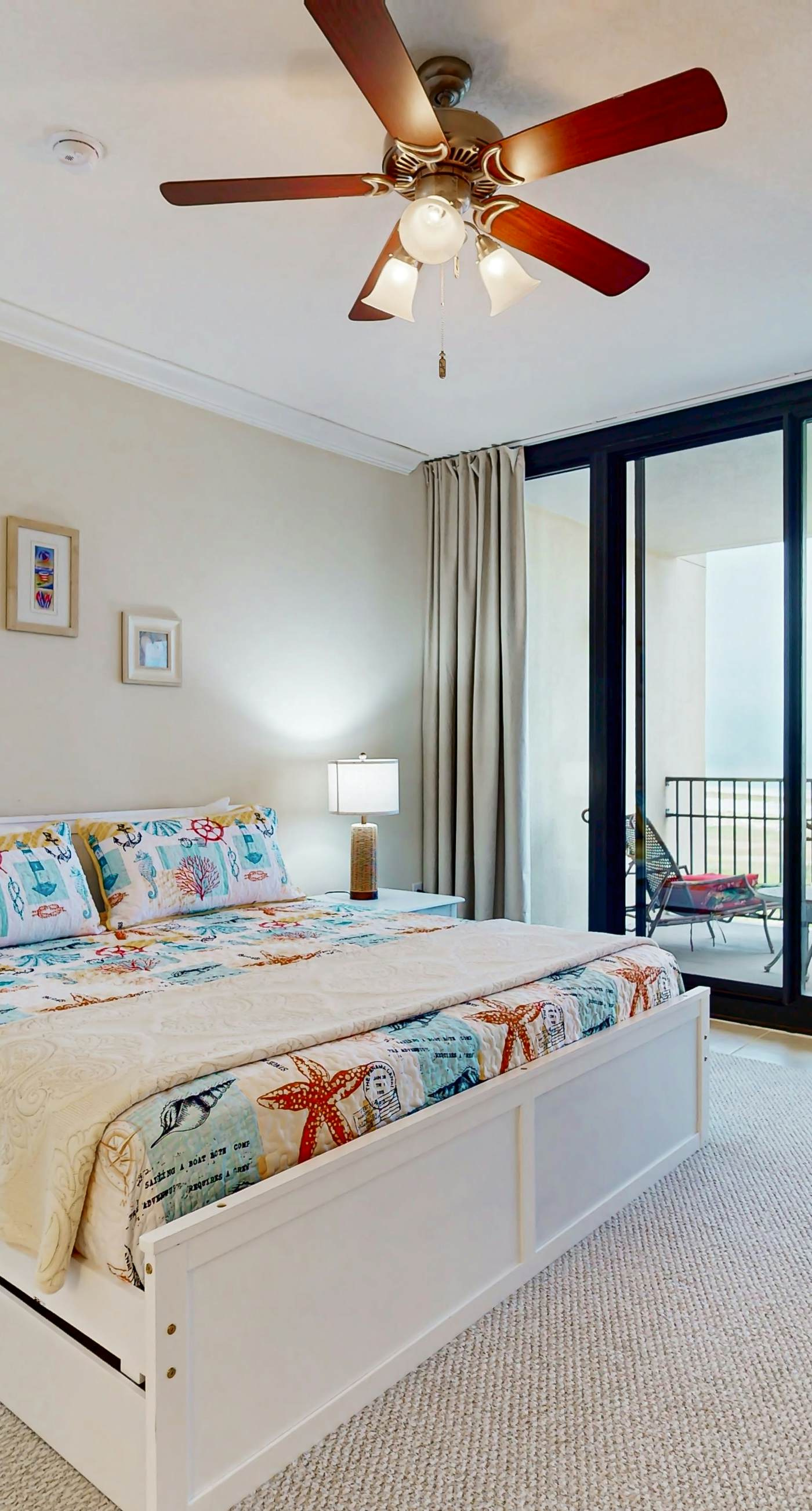 Beachfront condo with pool, private balcony, and washer and dryer