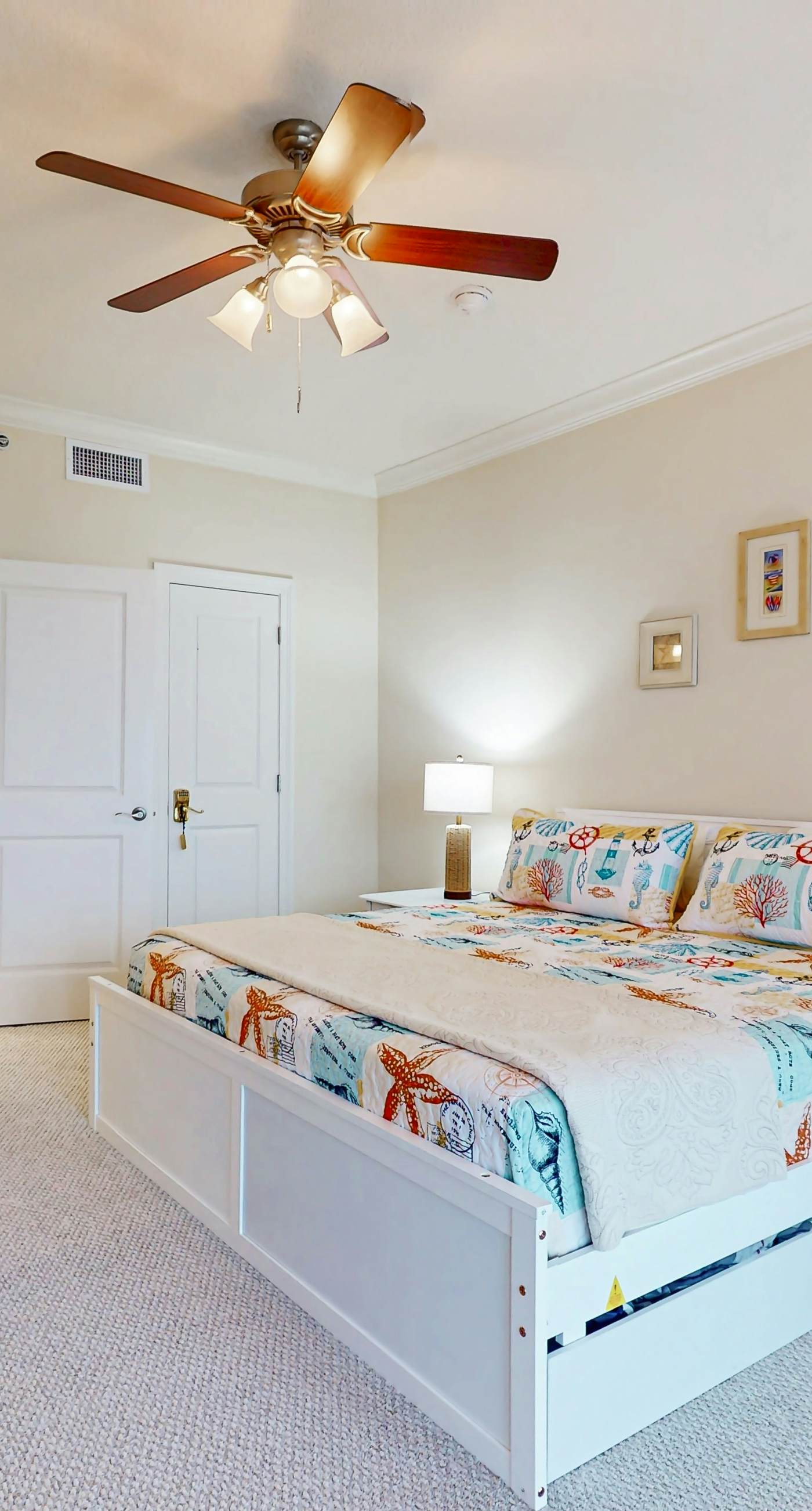 Beachfront condo with pool, private balcony, and washer and dryer