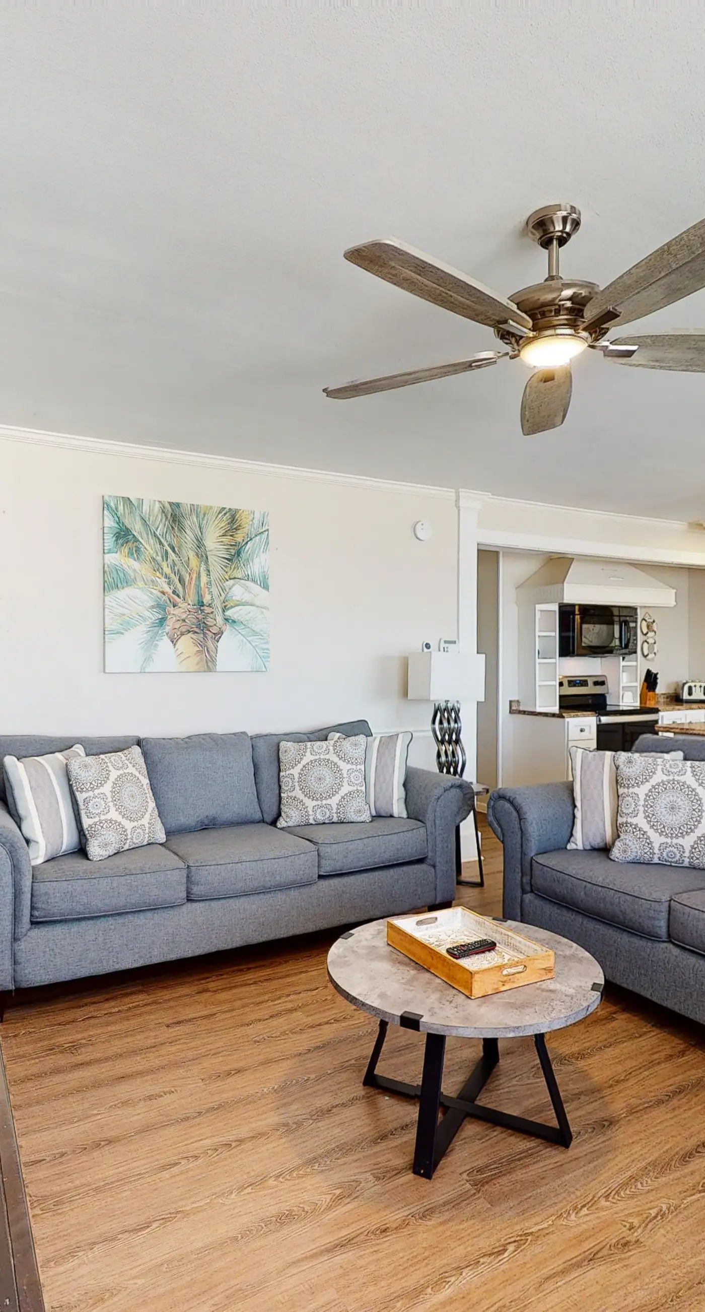 Dog-friendly home with sound-side deck, full kitchen, & fantastic views
