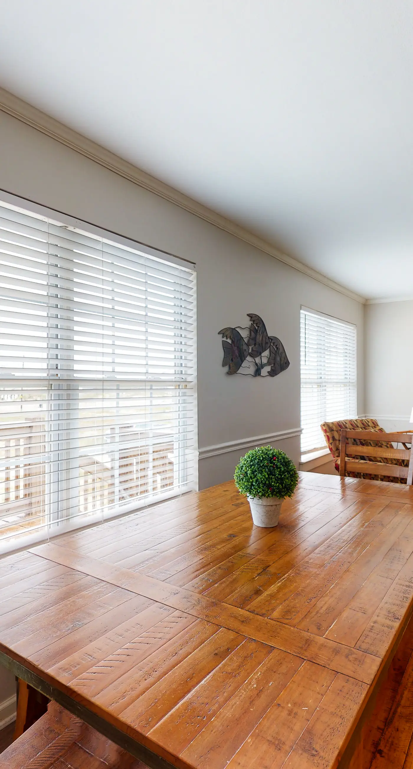 Dog-friendly home with sound-side deck, full kitchen, & fantastic views