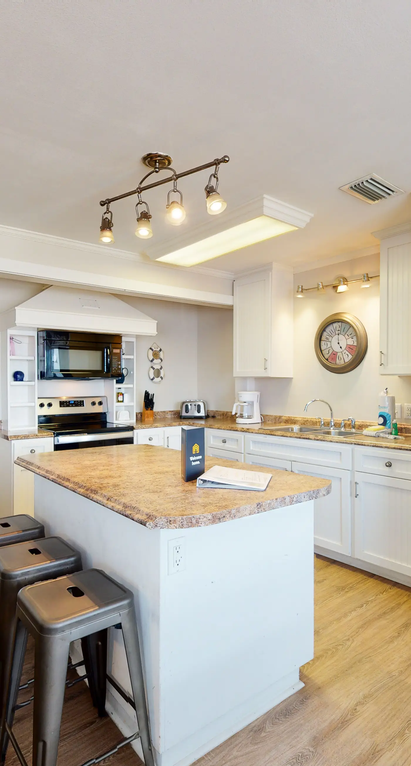 Dog-friendly home with sound-side deck, full kitchen, & fantastic views
