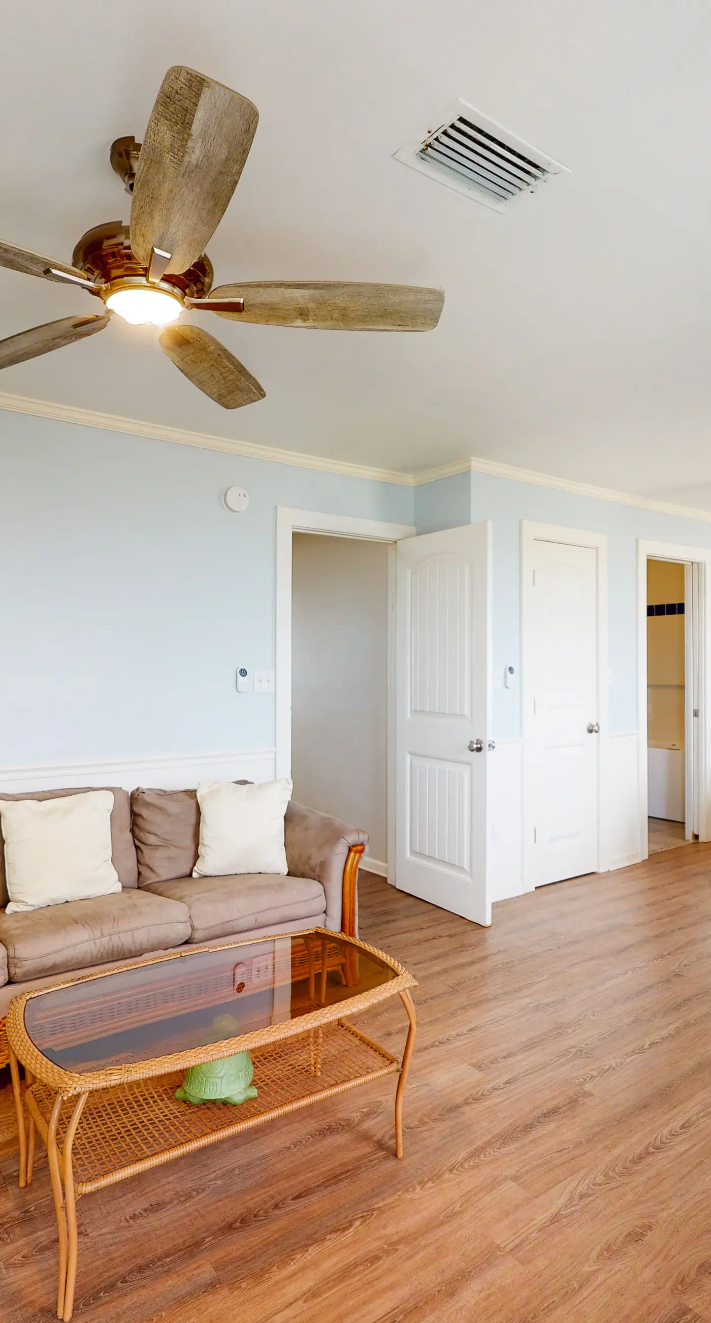 Dog-friendly home with sound-side deck, full kitchen, & fantastic views