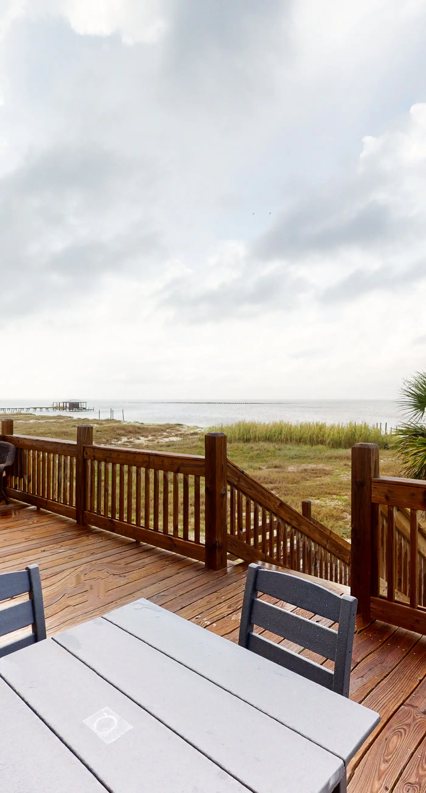 Dog-friendly home with sound-side deck, full kitchen, & fantastic views