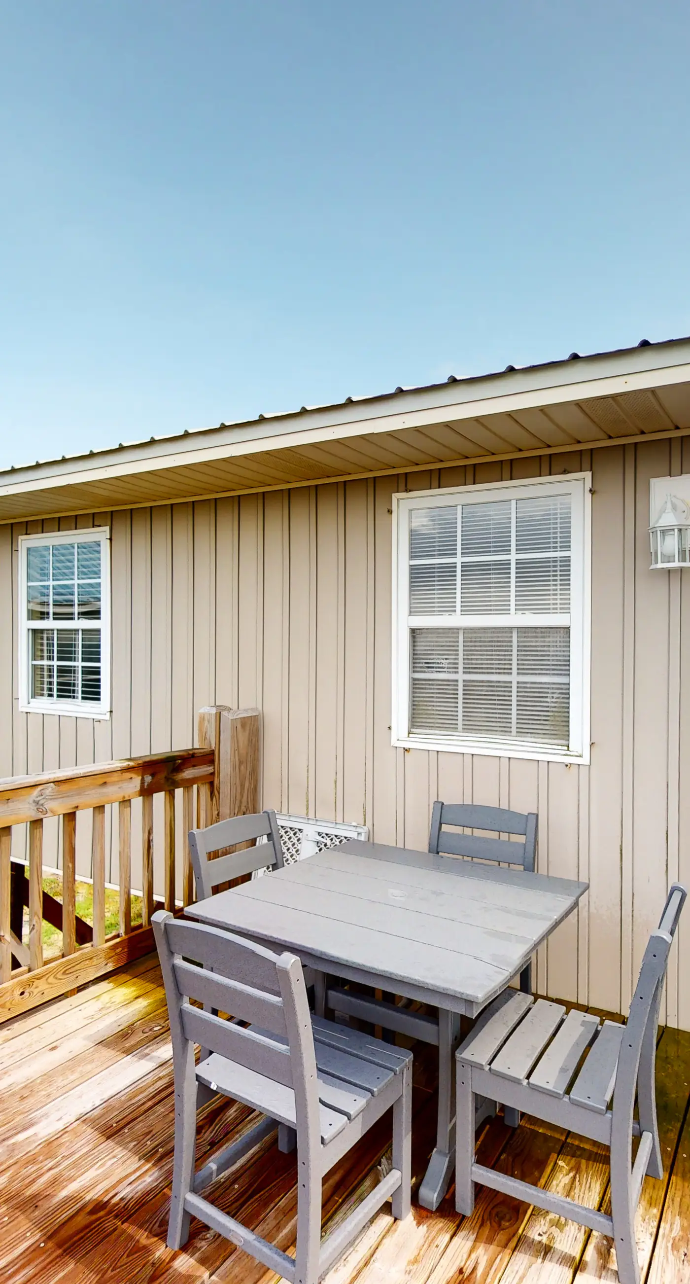 Dog-friendly home with sound-side deck, full kitchen, & fantastic views