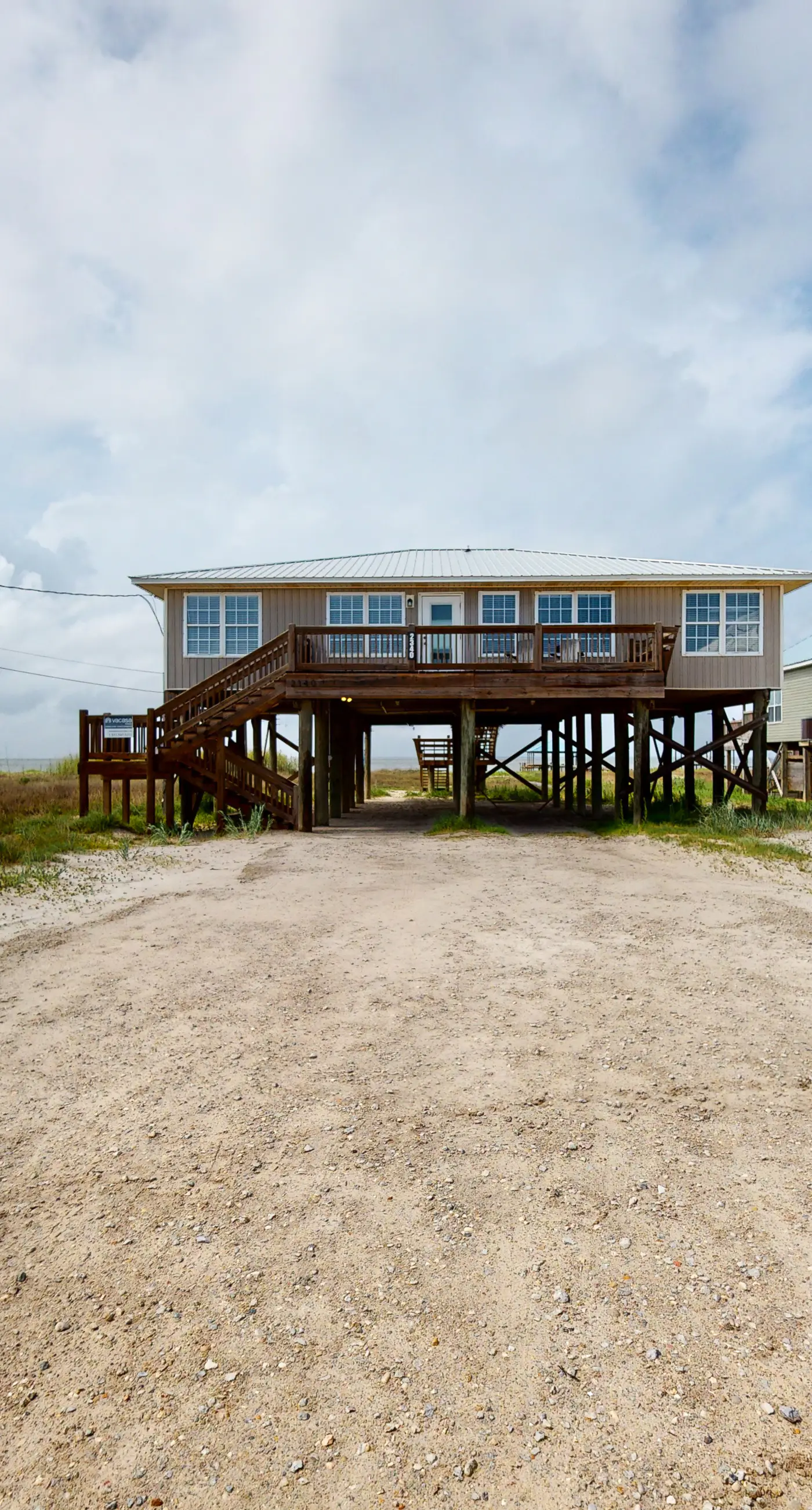 Dog-friendly home with sound-side deck, full kitchen, & fantastic views