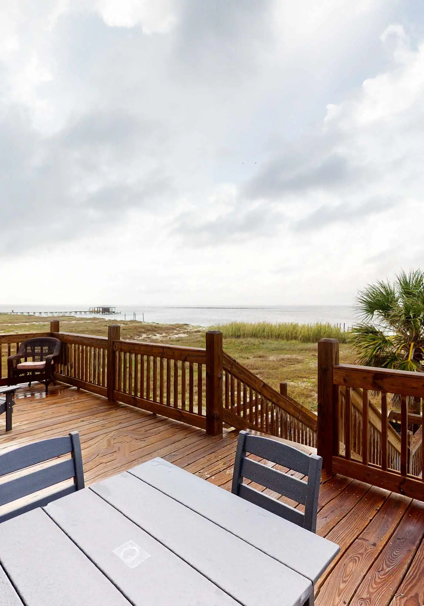 Dog-friendly home with sound-side deck, full kitchen, & fantastic views