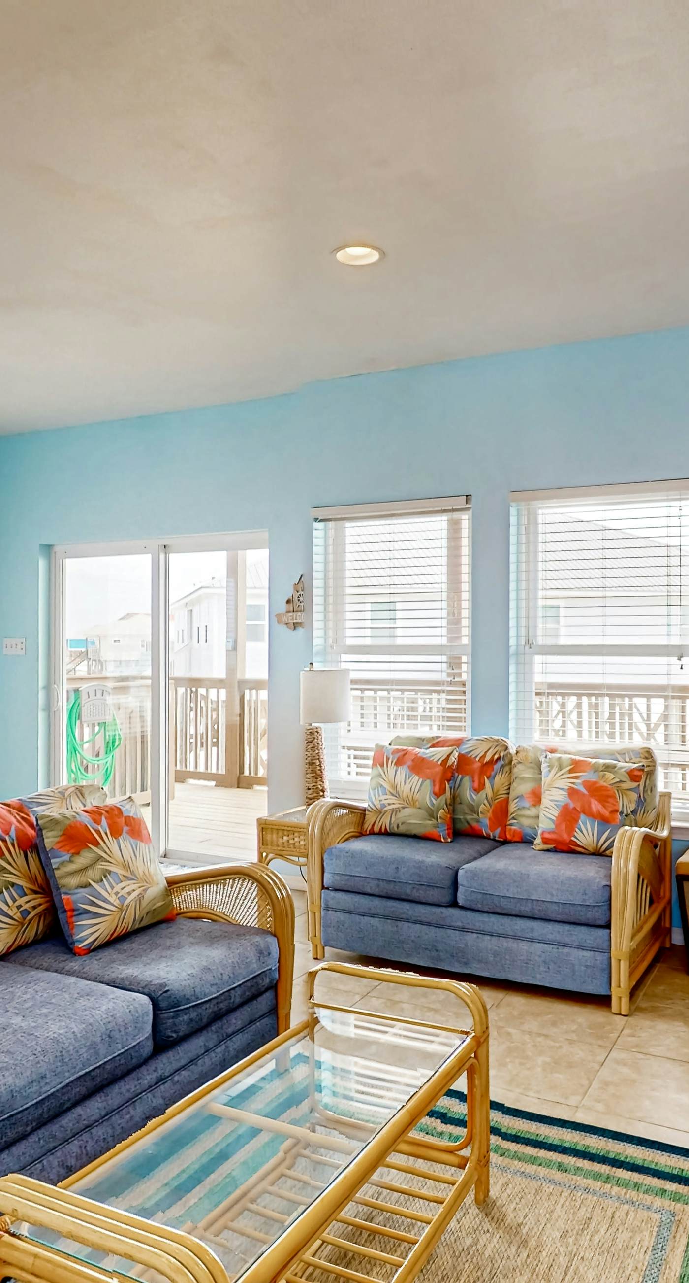 Spectacular Gulf-front home with covered porch & views - on the beach