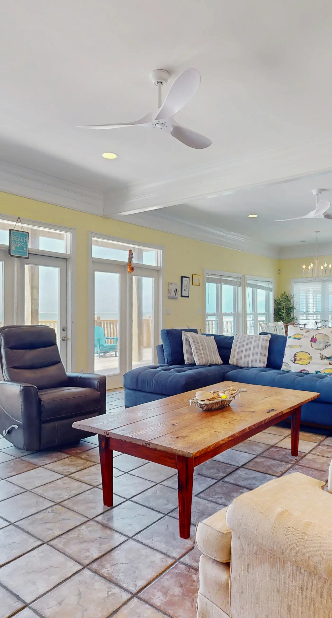 Gulf-front home in a gated community with easy access to the beach & amazing views