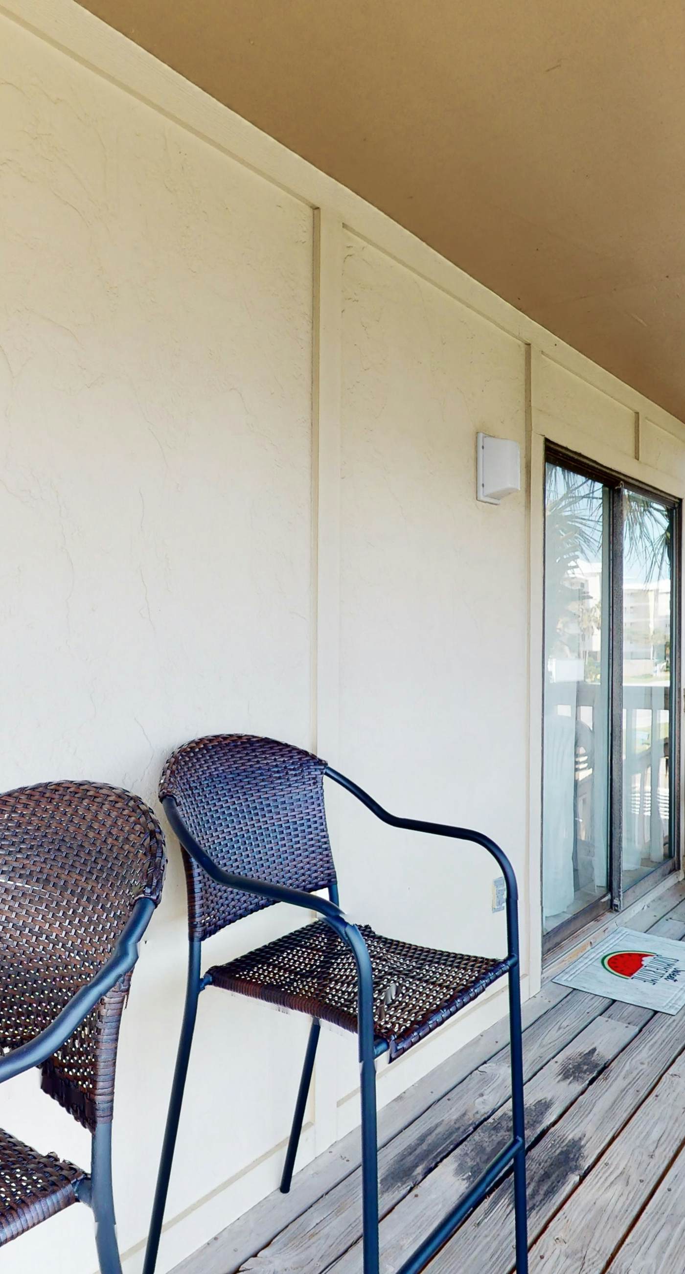 Riverside condo with pool, covered balcony, & easy beach access